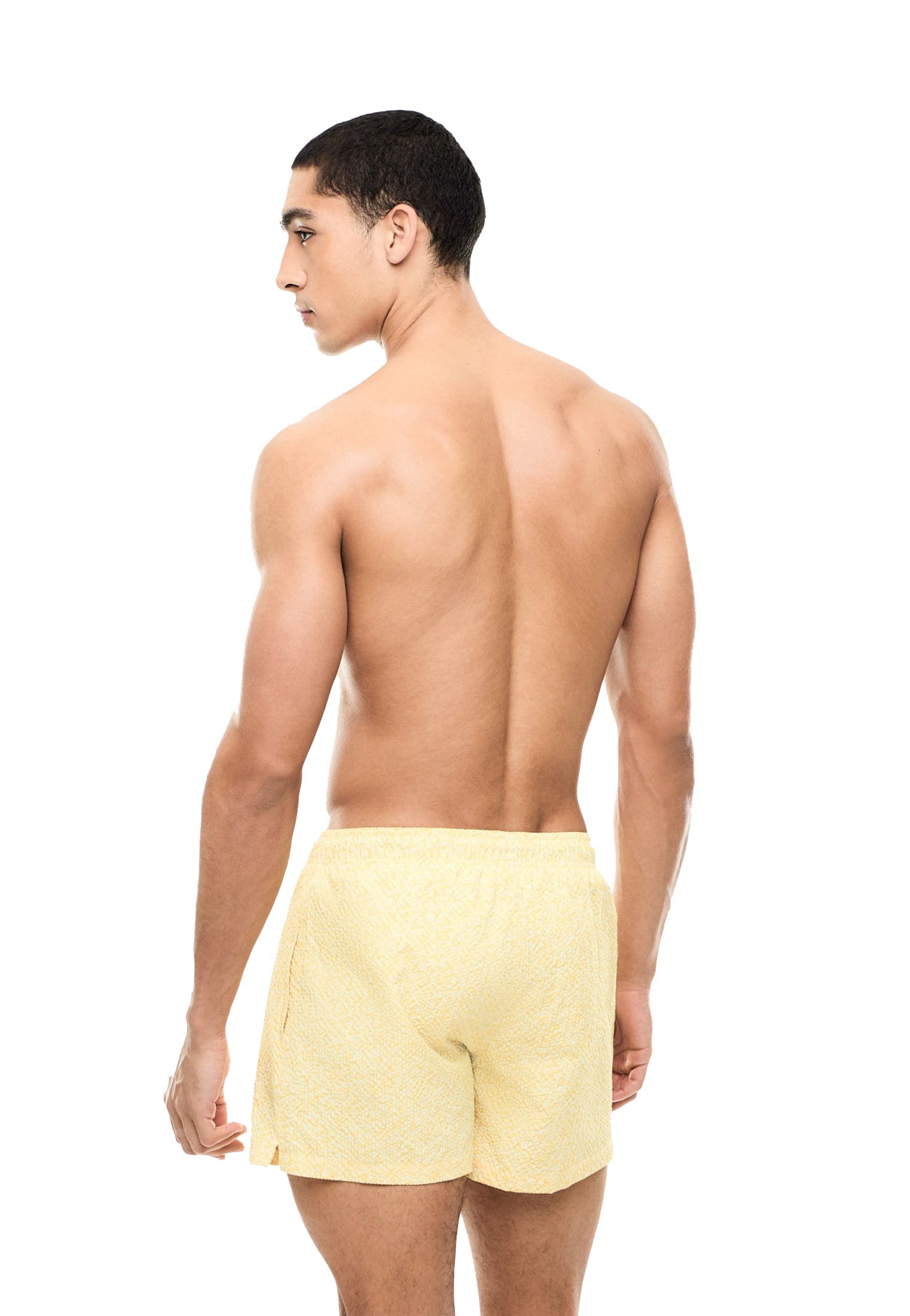 Costume boxer giallo da mare bagno Graphic EA7 Armani P26 7M001677 AF21249 M2028M2028 EA7 