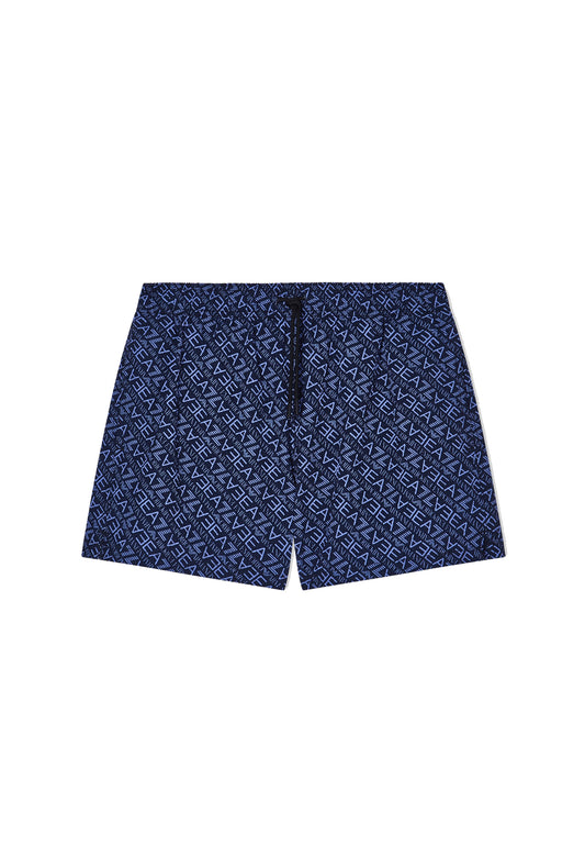 Costume boxer blu da mare bagno Graphic EA7 Armani P26 7M001677 AF21249 MB461MB461 EA7 