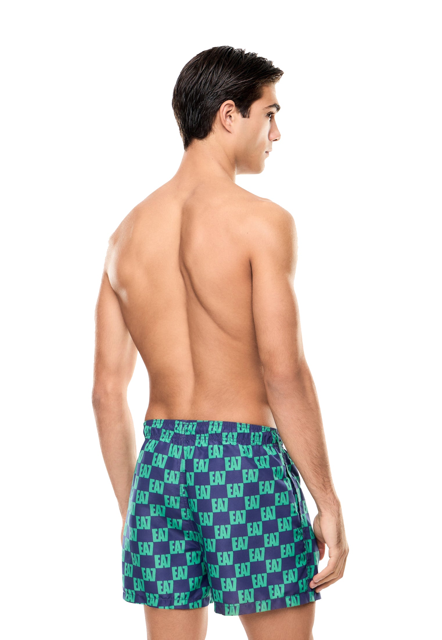 Costume da bagno boxer turchese Graphic EA7 Armani P26 7M001677 AF21252 MB466MB466 EA7 