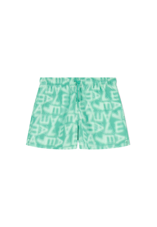 Costume da bagno verde boxer piscina mare Graphic EA7 Armani P26 7M001715 AF21250 M7131M7131 EA7 