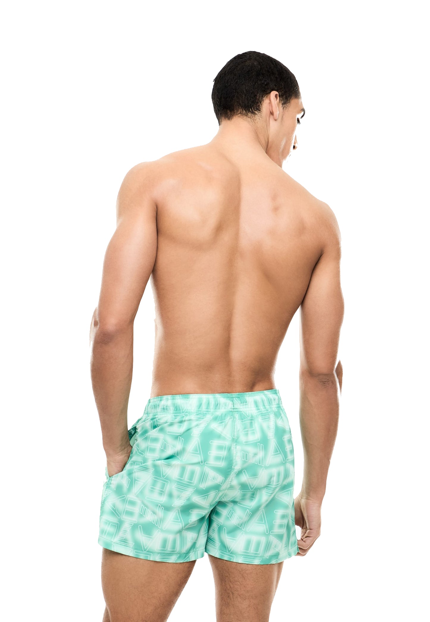 Costume da bagno verde boxer piscina mare Graphic EA7 Armani P26 7M001715 AF21250 M7131M7131 EA7 