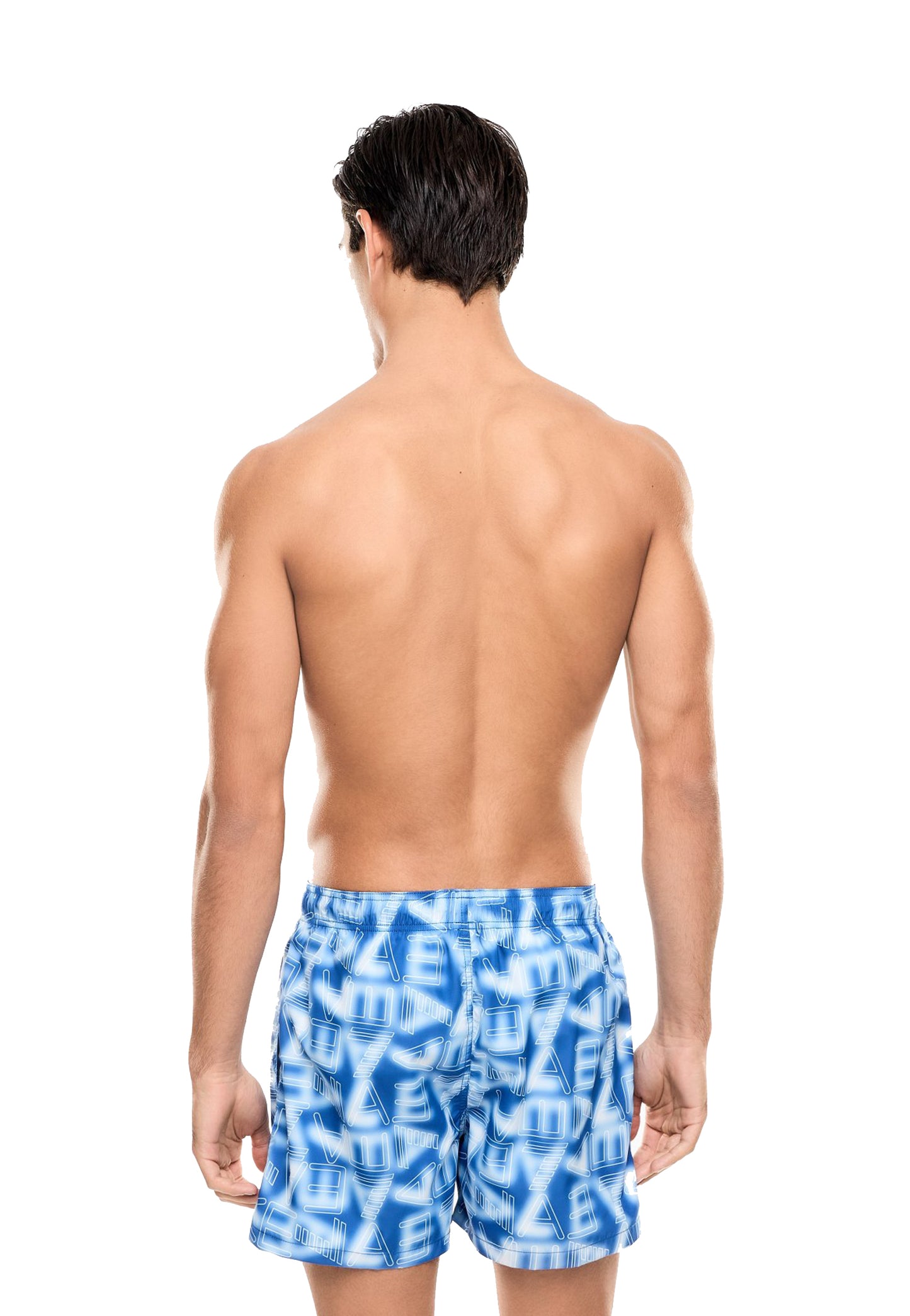 Costume da bagno blu boxer piscina mare Graphic EA7 Armani P26 7M001715 AF21250 MB465MB465 EA7 