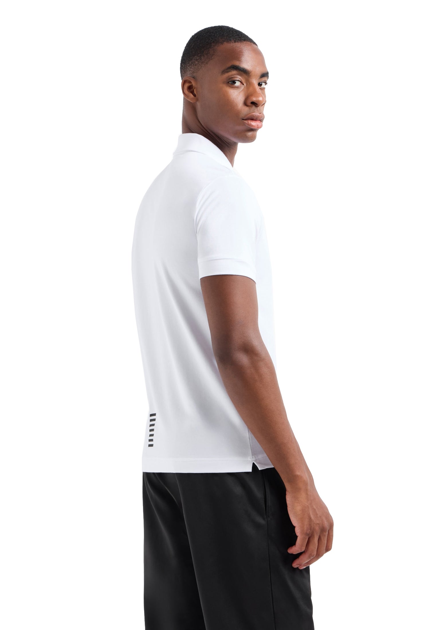 Polo cotone bianca mezza manica Core Indentity EA7 Armani P26 8NPF14 PJVQZ 11001100 EA7 