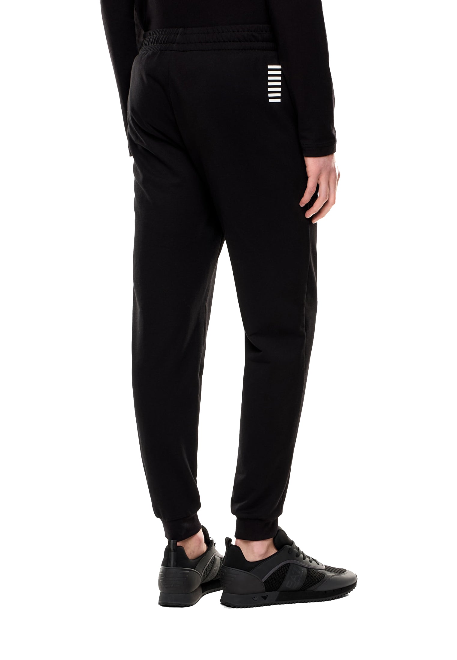 Pantaloni tuta neri cotone EA7 Armani P26<BR/> 8NPP66 PJVRZ 12001200 EA7 