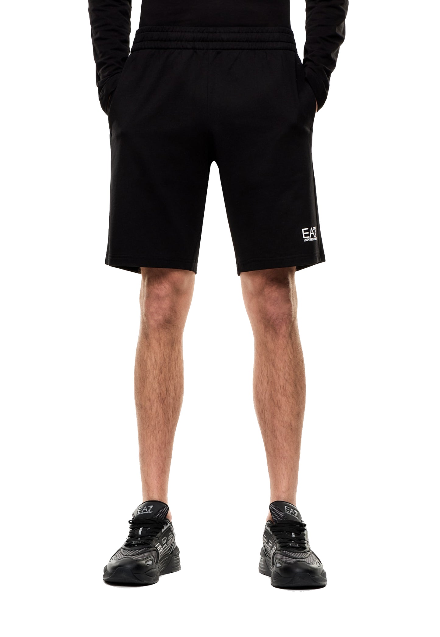 Pantaloncini corti shorts neri sportivi EA7 Armani P26 8NPS65 PJVRZ 12001200 EA7 