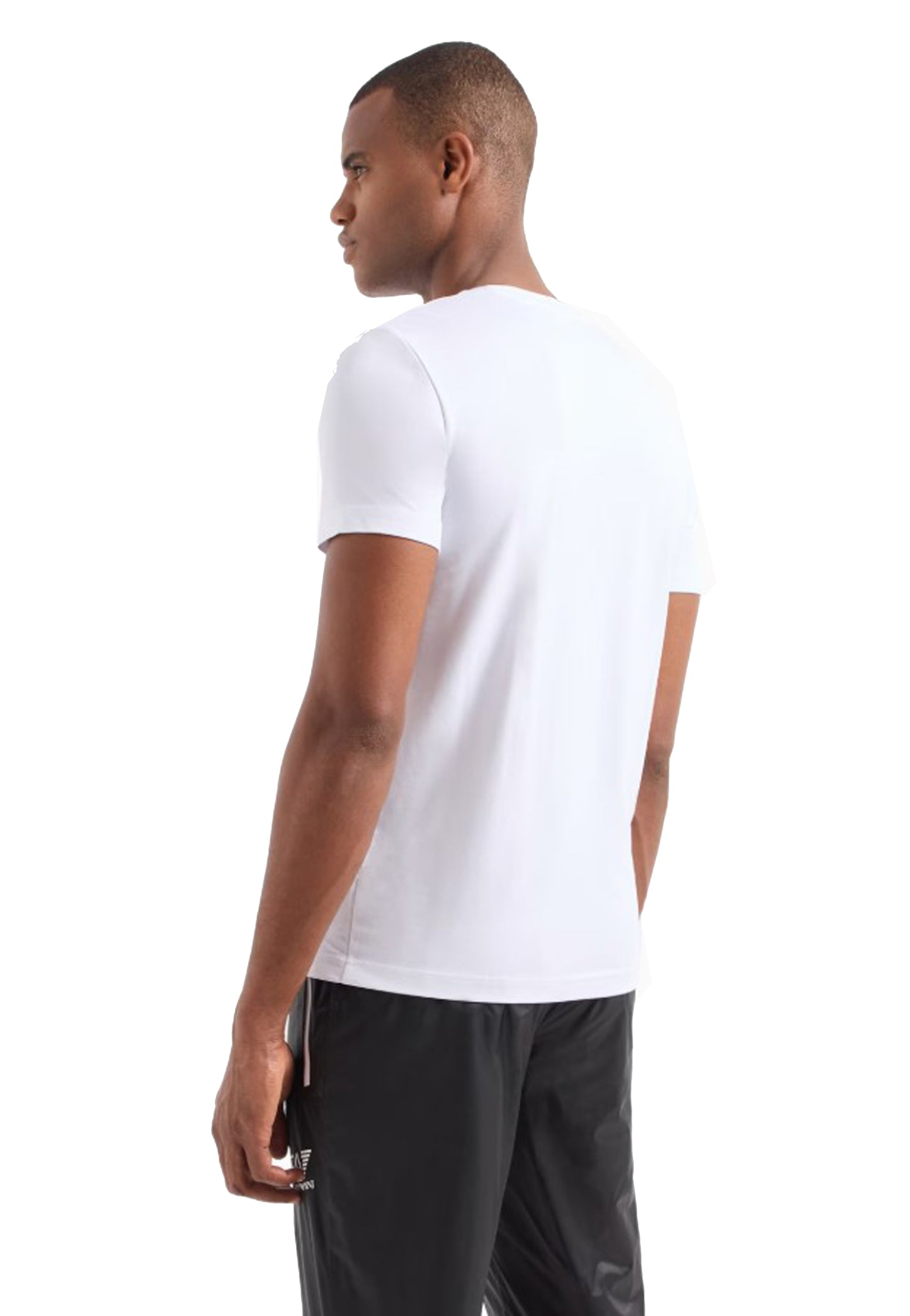 T-shirt girocollo bianca misto viscosa slim fit EA7 Armani P26 8NPT16 PJRGZ 11001100 EA7 
