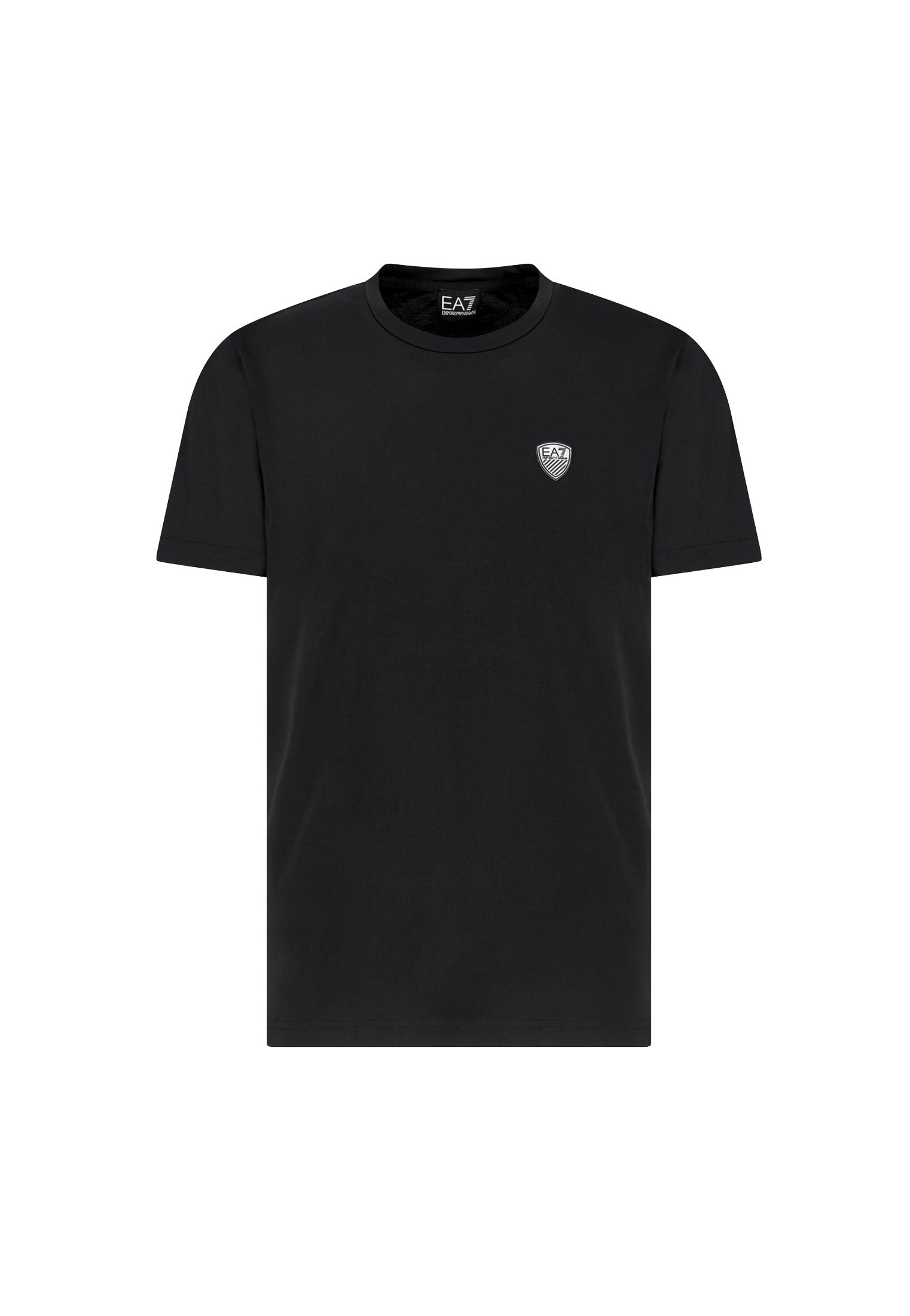 T-shirt girocollo nera misto viscosa slim fit EA7 Armani P26 8NPT16 PJRGZ 12001200 EA7 