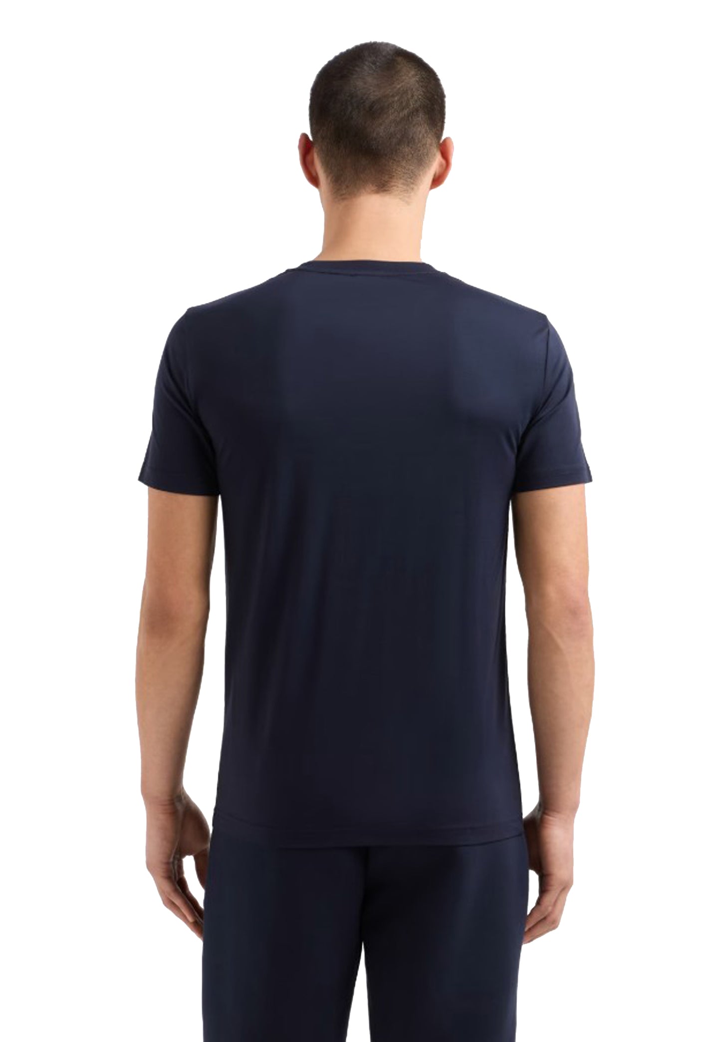 T-shirt girocollo blu misto viscosa slim fit EA7 Armani P26 8NPT16 PJRGZ 15621562 EA7 