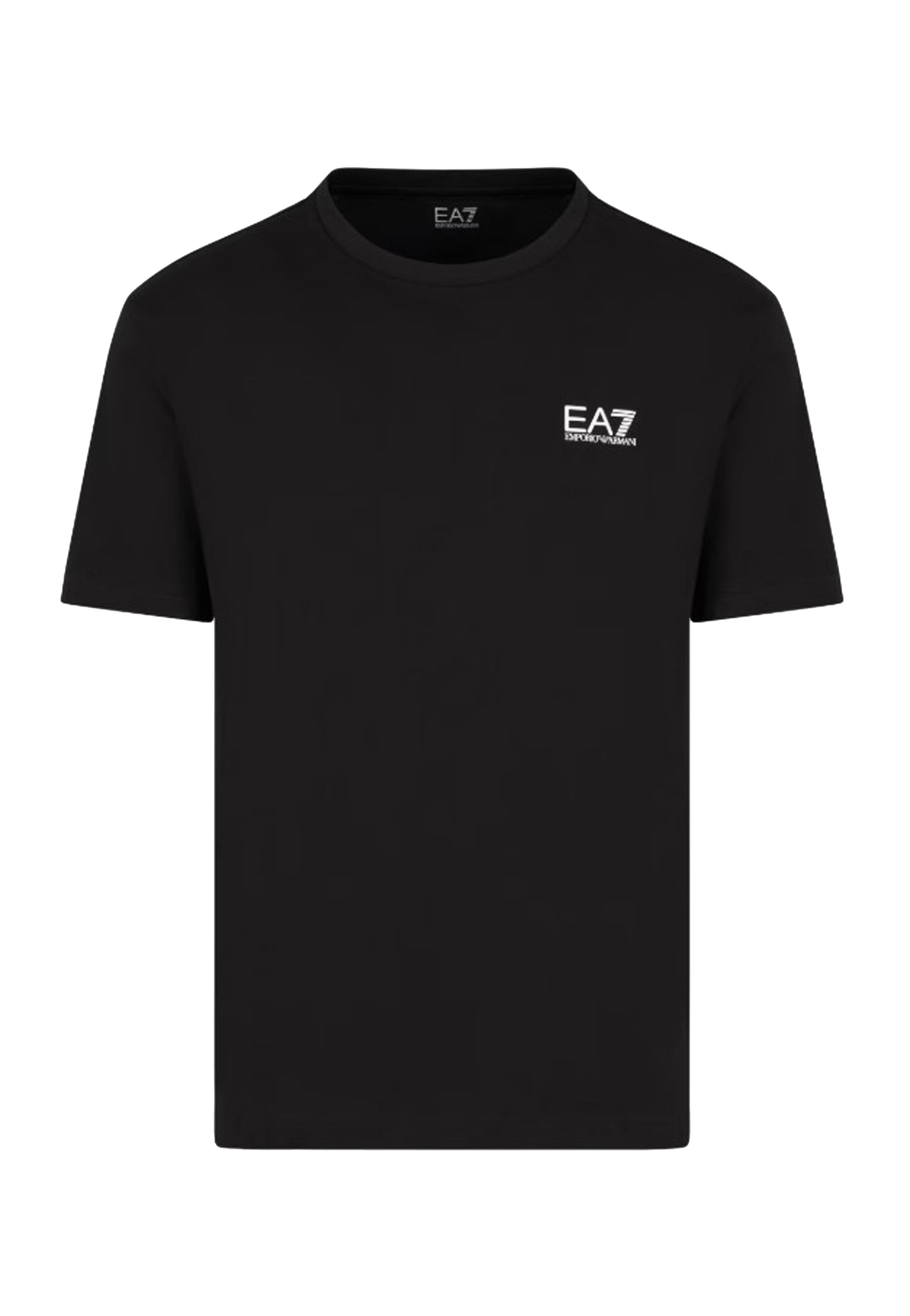T-shirt girocollo nera cotone Core Indentity EA7 Armani P26 8NPT25 PJVPZ 12001200 EA7 
