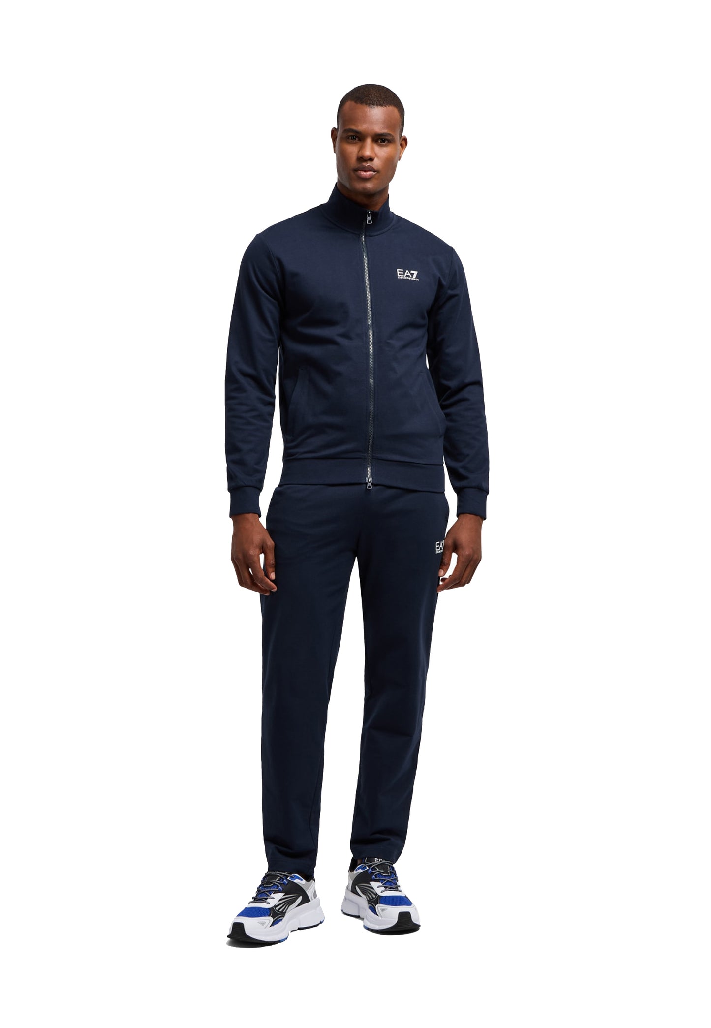 Tuta blu cotone sportiva Core Indentity EA7 Armani P26 8NPV61 PJVRZ 15621562 EA7 