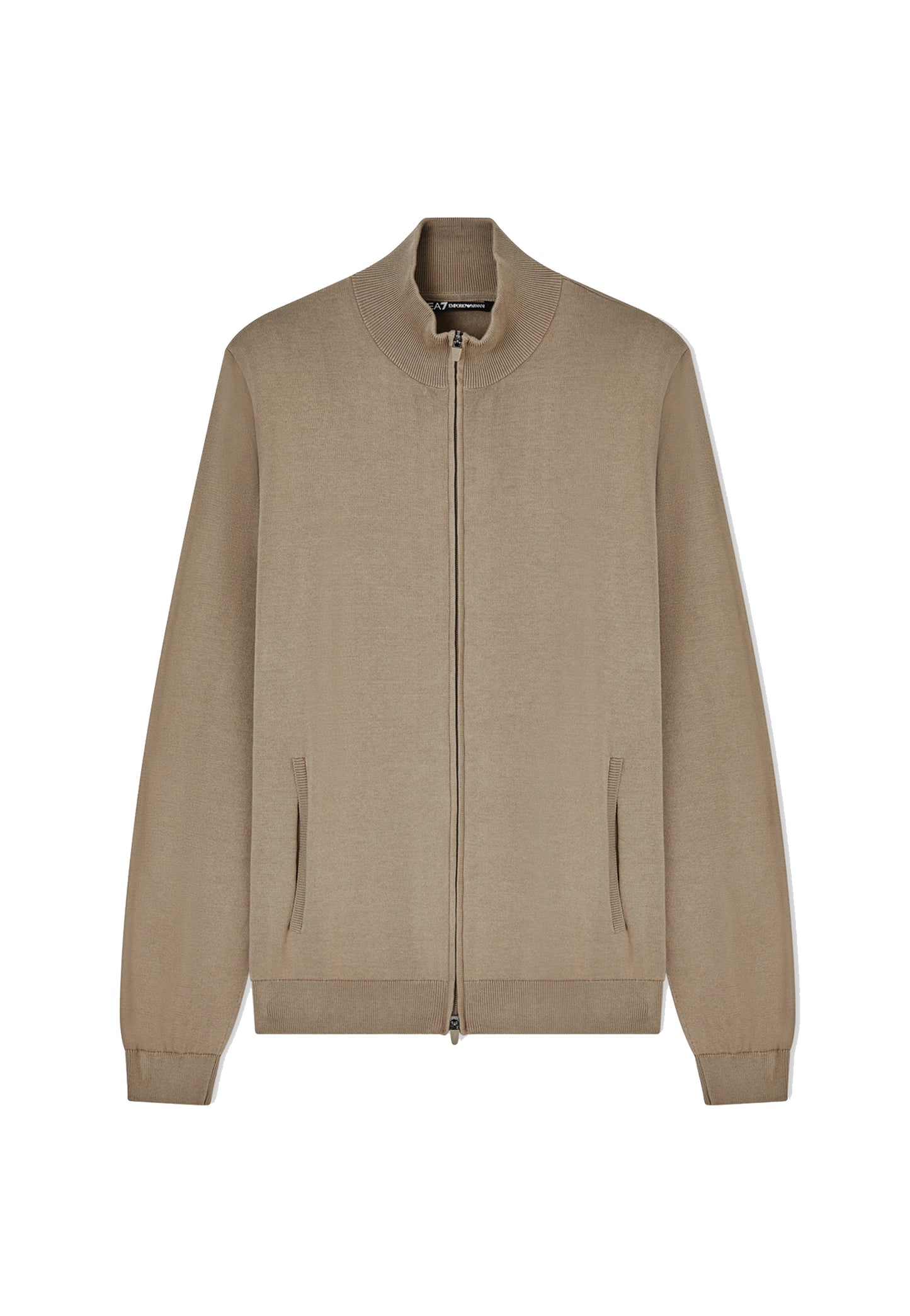 Maglia cardigan pullover fullzip marrone cotone Ea7 Armani P26 7M000542 AF14755 U6167U6167 EA7 GOLF 