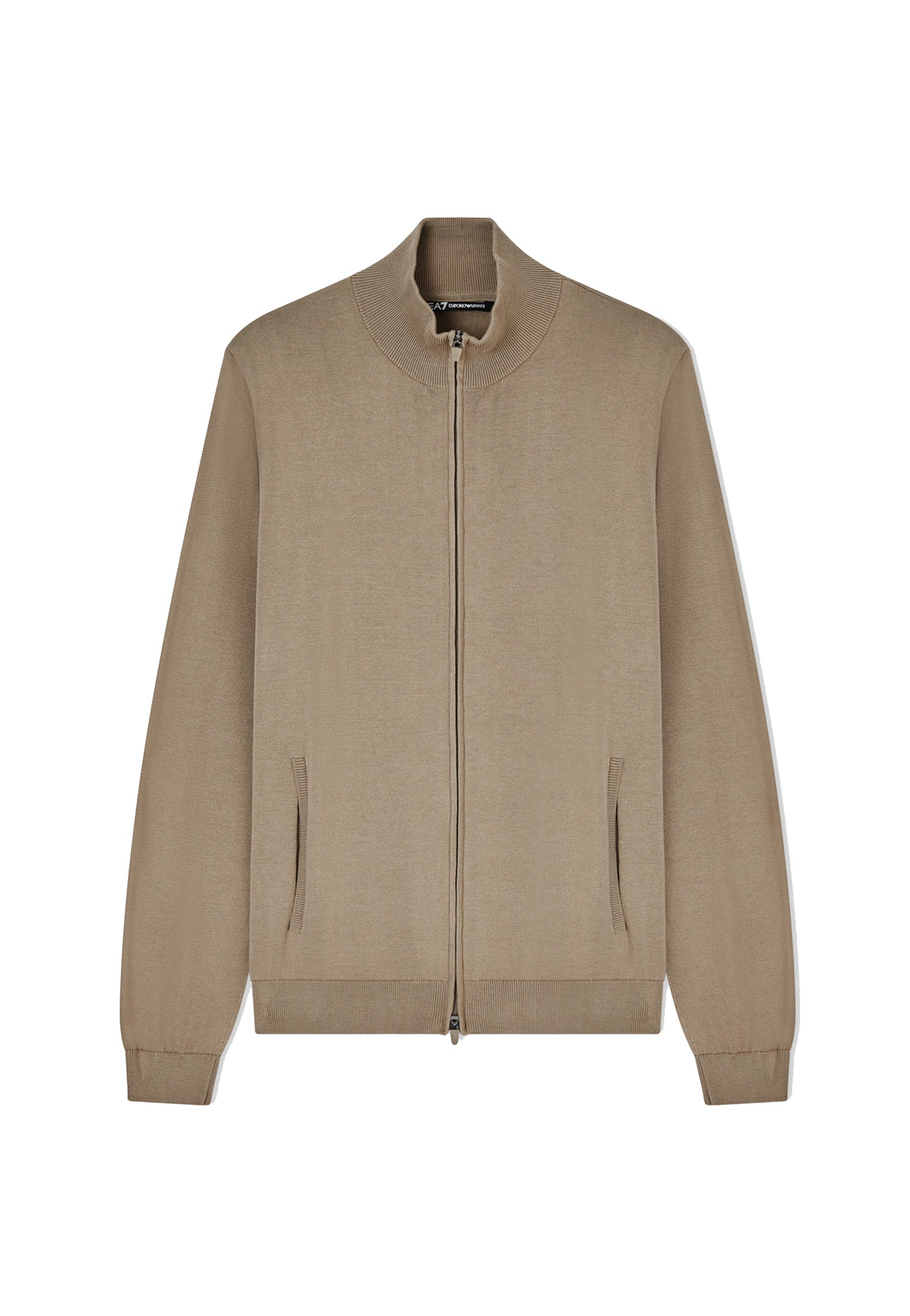 Maglia cardigan pullover fullzip marrone cotone Ea7 Armani P26 7M000542 AF14755 U6167U6167 EA7 GOLF 