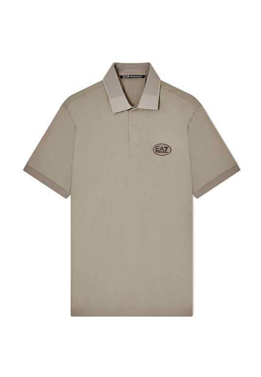 Polo a manica corta tecnica beige Golf Tennis Padel Ventus7 EA7 Armani P26 7M001290 AF13689 U6167U6167 EA7 GOLF 