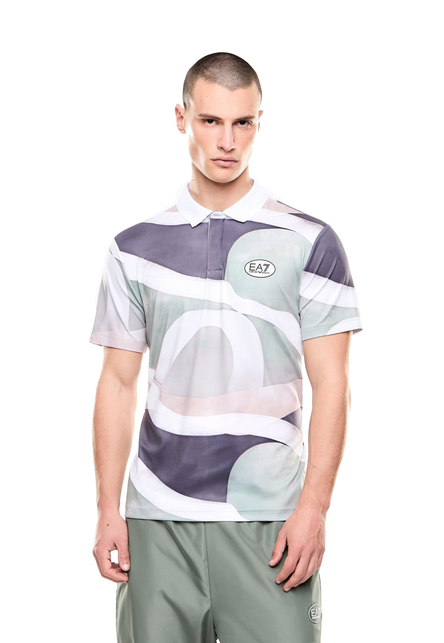 Polo manica corta sportiva Tennis Padel Ventus 7 EA7 Armani P26 7M001532 AF22175 F7077F7077 EA7 TENNIS 