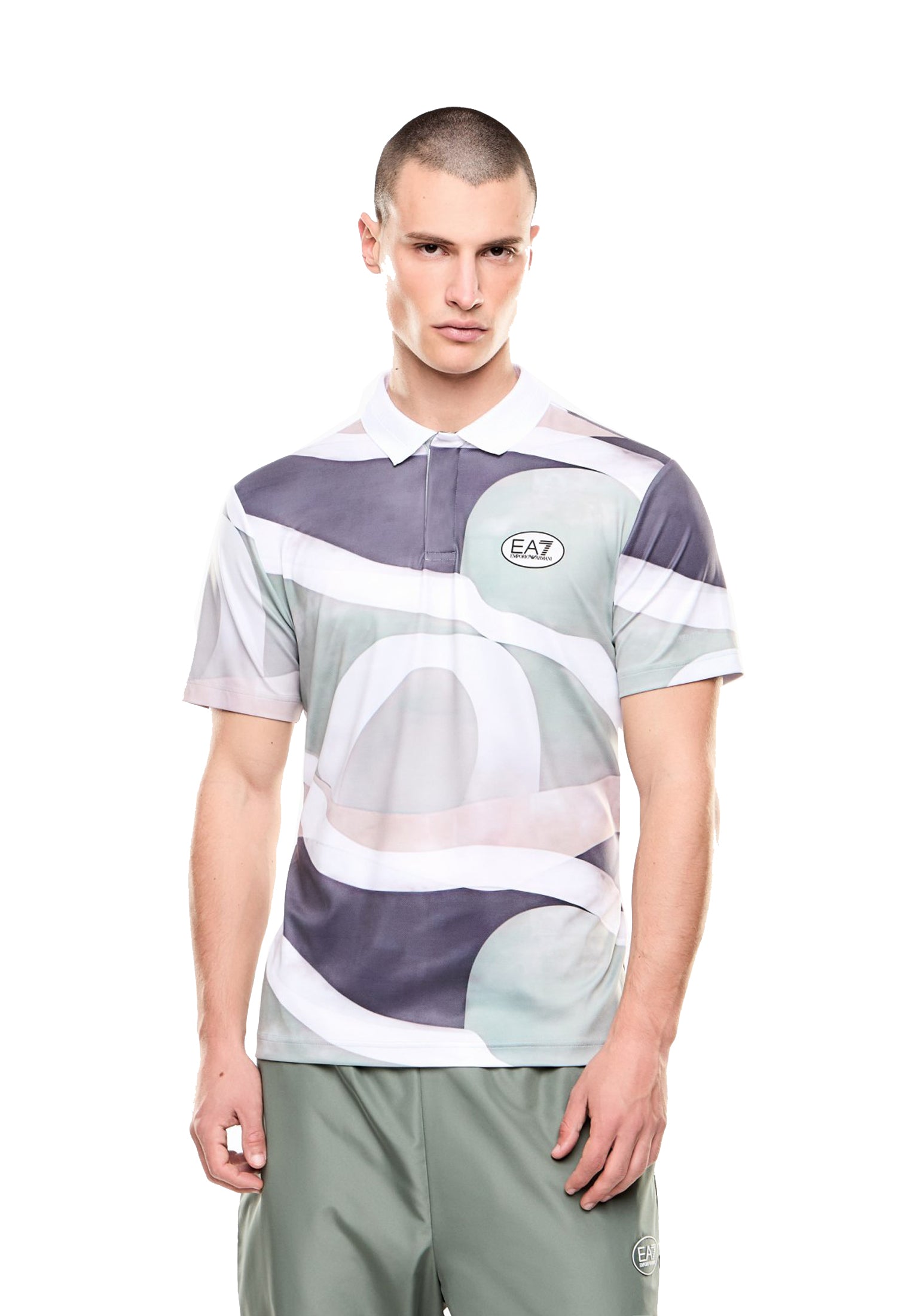 Polo manica corta sportiva Tennis Padel Ventus 7 EA7 Armani P26 7M001532 AF22175 F7077F7077 EA7 TENNIS 