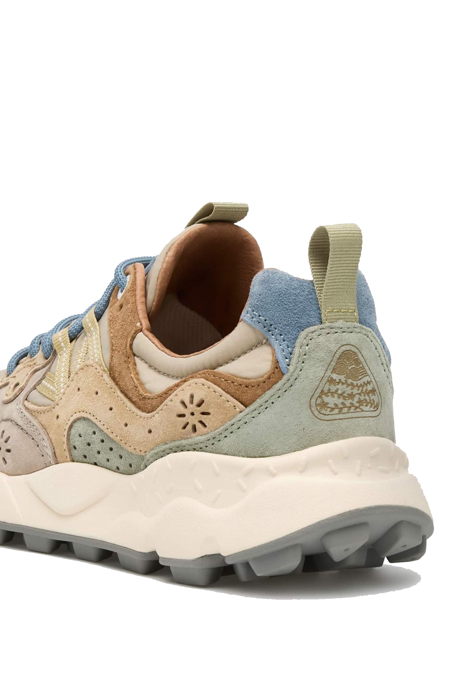 Scarpe sportive beige pelle suede Yamano 3 Uni Flower Mountain P26 2017818 1D531D53 FLOWER 
