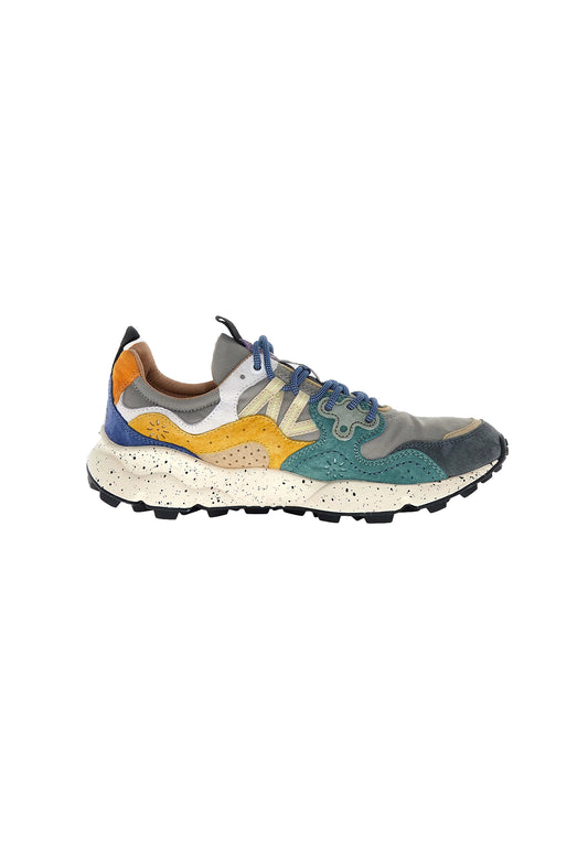 Scarpe sportive grigie blu suede pelle Yamano 3 Uni Flower Mountain P26 2017818 4D394D39 FLOWER 