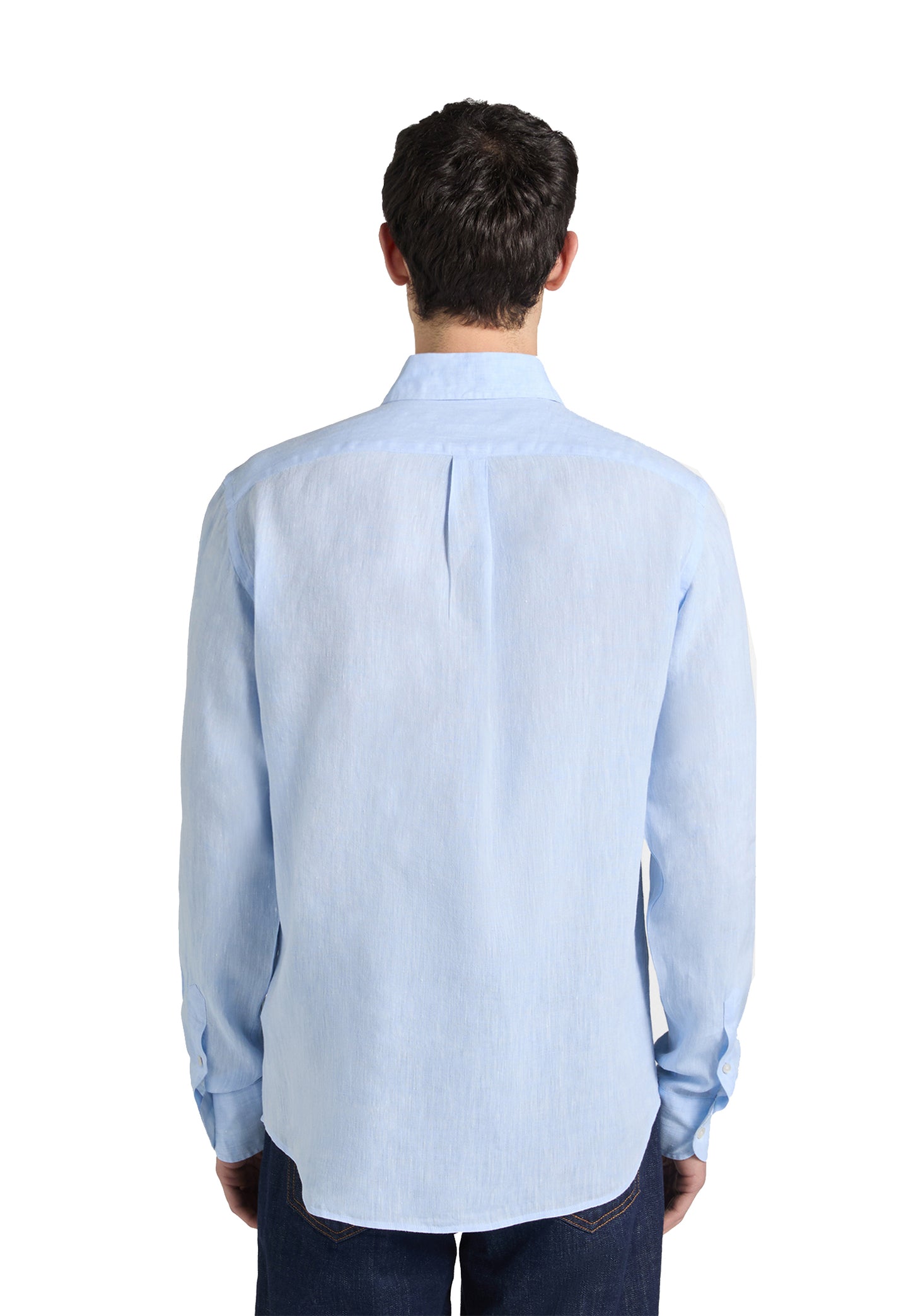Camicia celeste puro lino regular fit Harmont&Blaine P26 CRQ014010883B 810810 HARMONT&BLAINE 