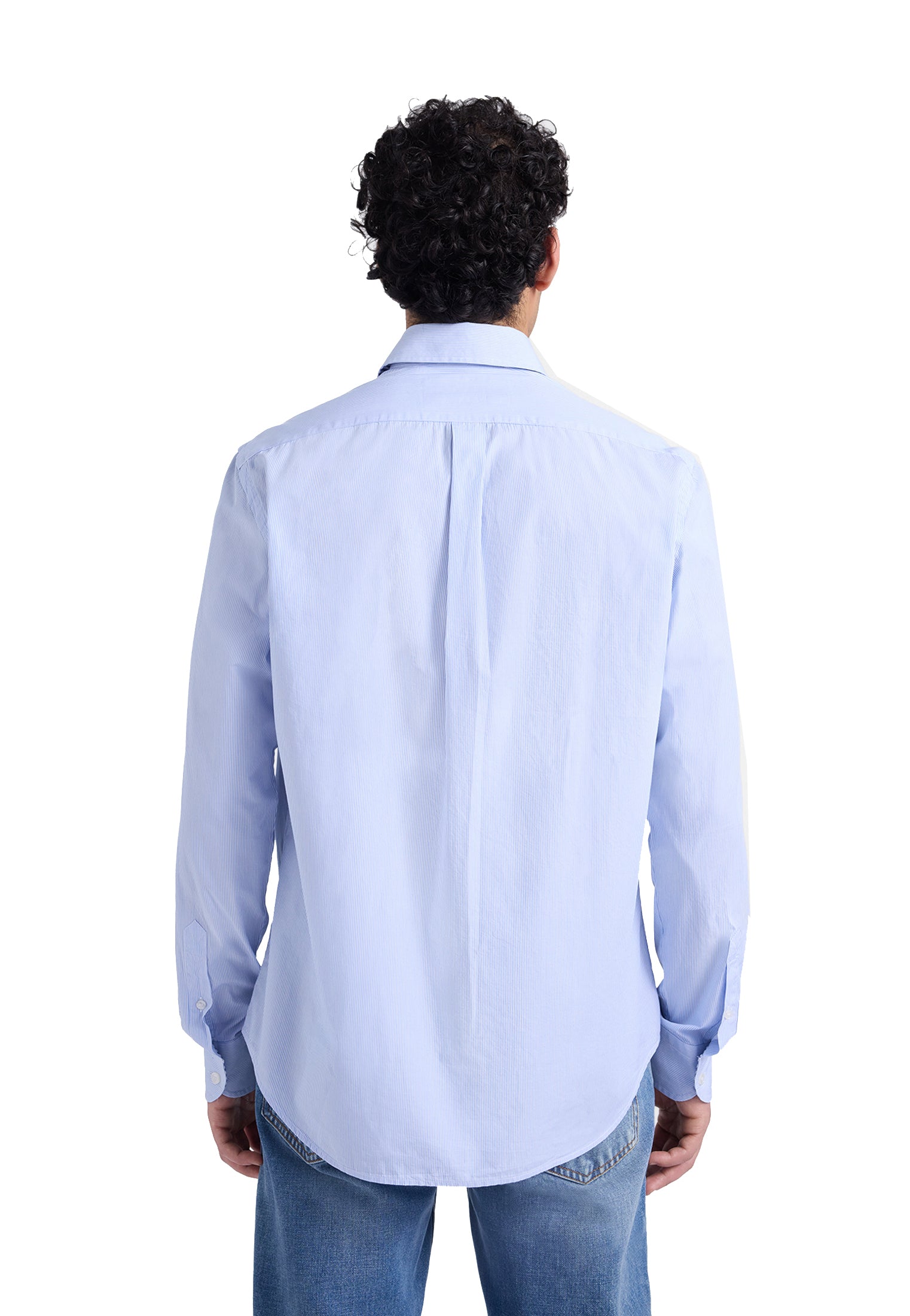 Camicia cotone celeste micro righe regular fit Harmont&Blaine P26 CRQ074013435B 810810 HARMONT&BLAINE 