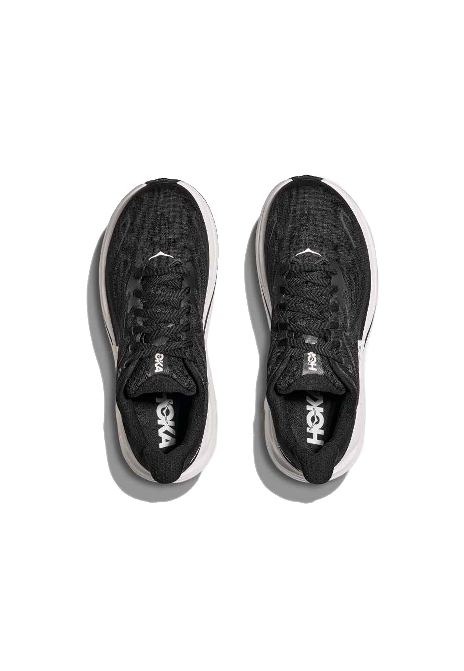 Scarpe sportive running nere M CLIFTON 10 Hoka P26 1162030 BWHTBWHT HOKA 