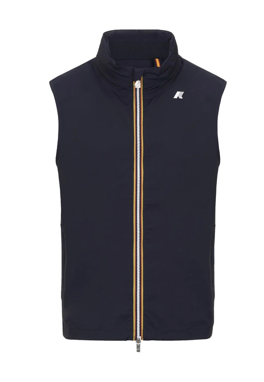Gilet Smanicato blu mezza stagione Valen Stretch K-Way P26 K3123TW K89K89 K-WAY 