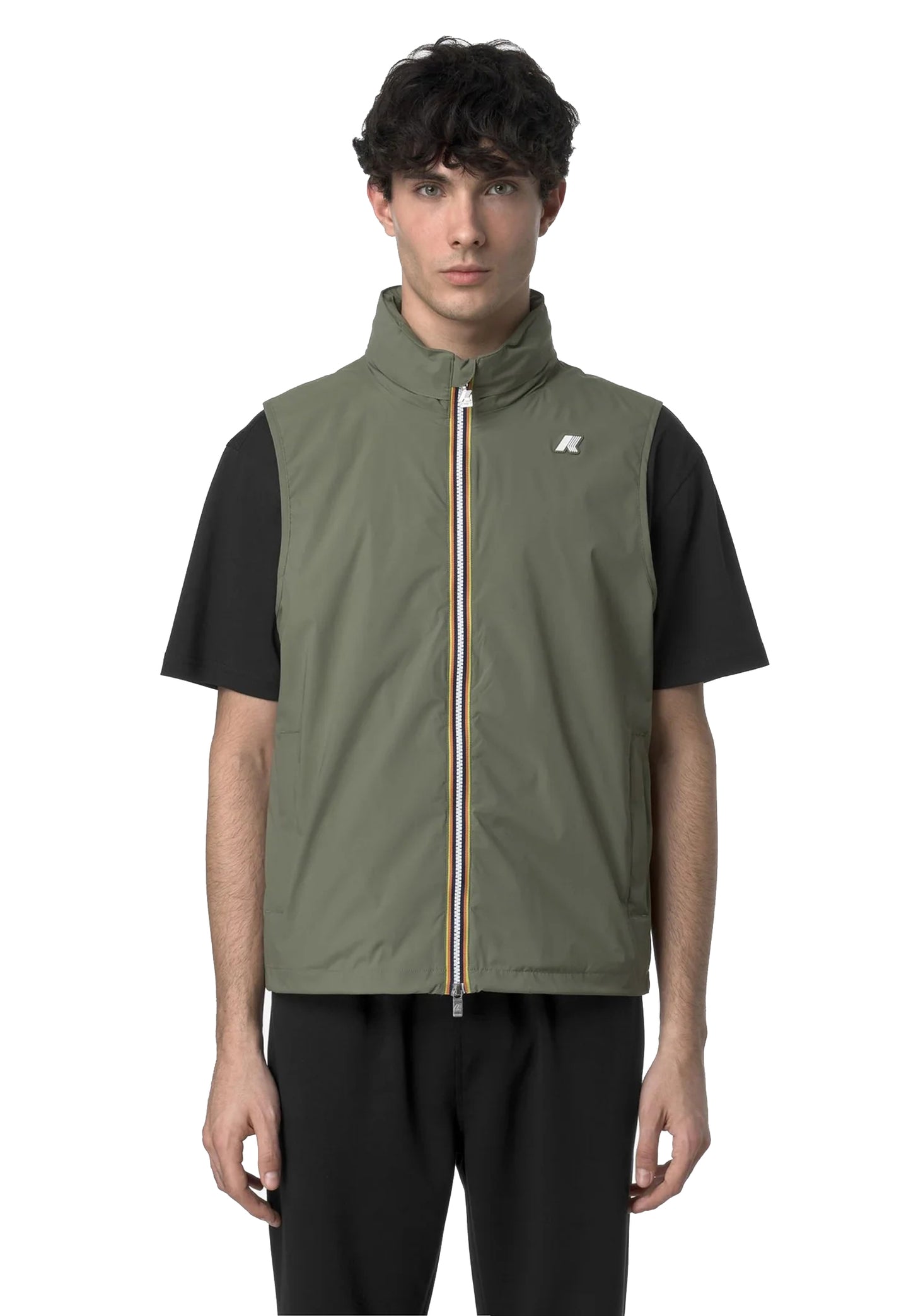 Gilet Smanicato verde Valen K-Way P26 K3123TW V15V15 K-WAY 