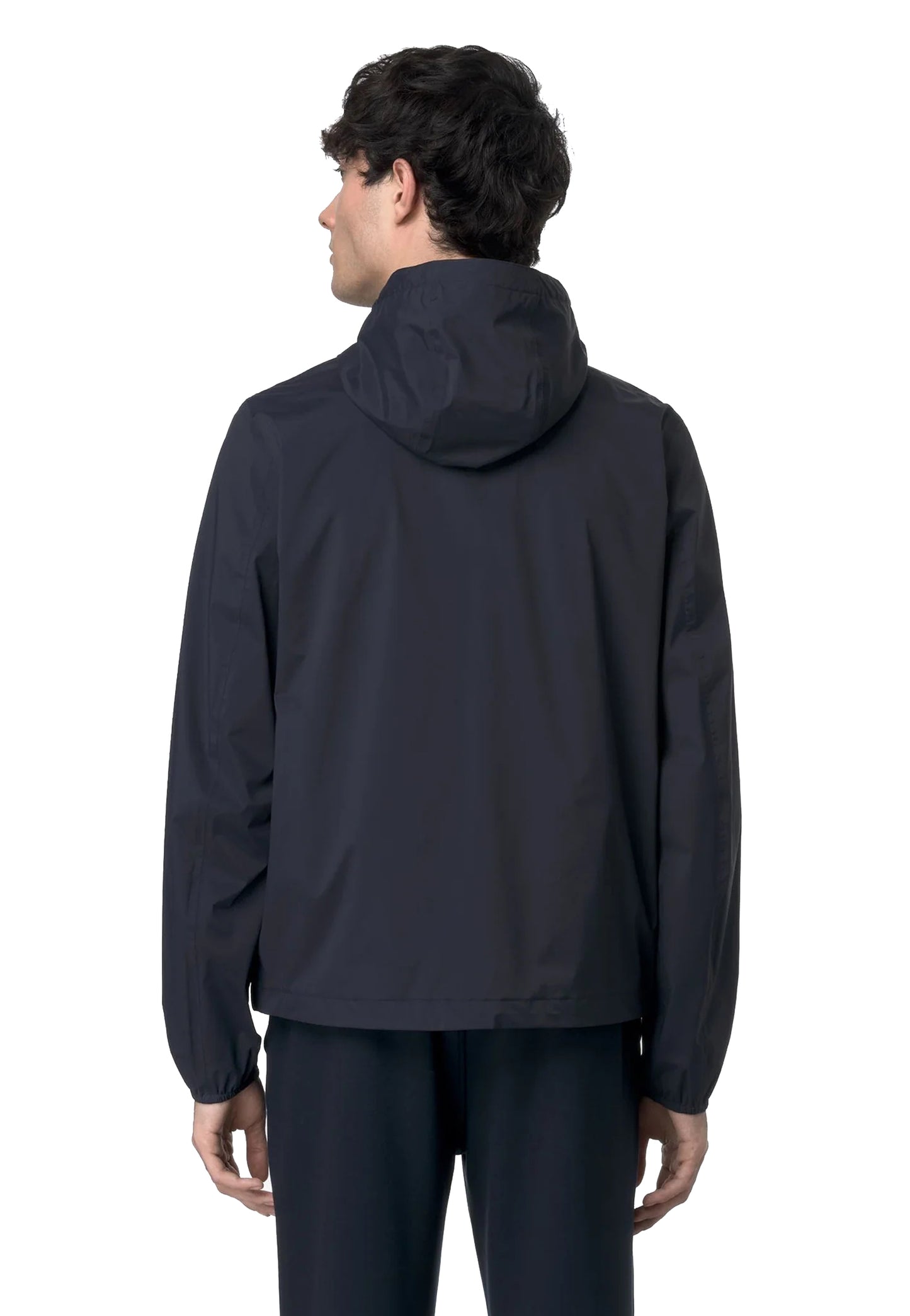 Giacca leggera con cappuccio antivento antipioggia blu K-Way P26 K3123UW K89K89 K-WAY 
