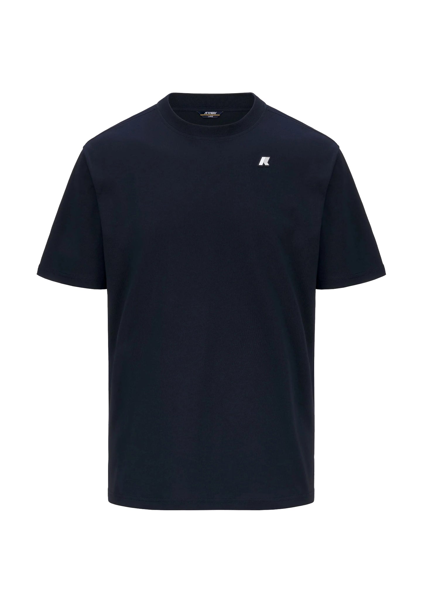 T-shirt girocollo blu cotone Solo Jersey K-Way P26 K3136CW K89K89 K-WAY 