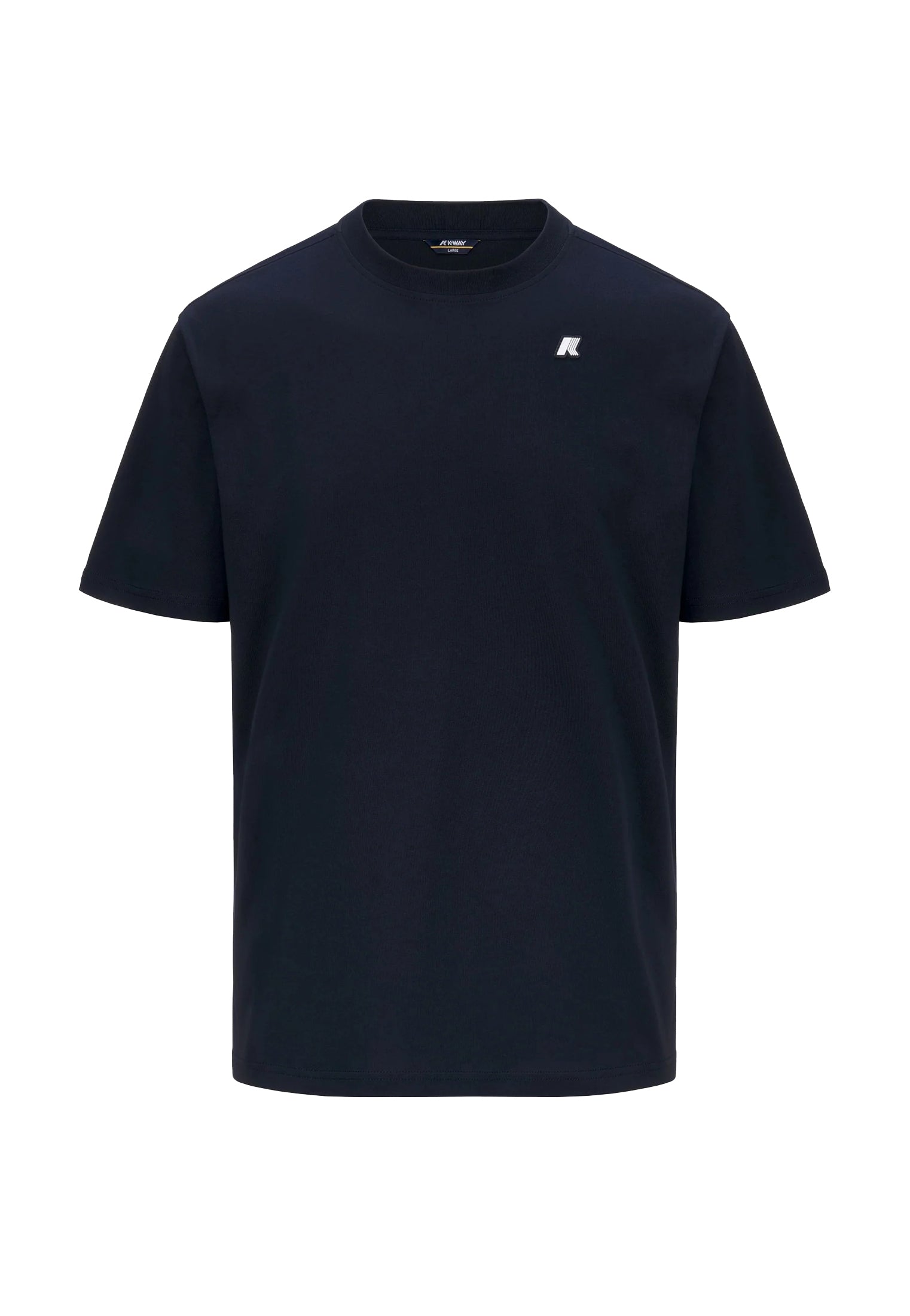 T-shirt girocollo blu cotone Solo Jersey K-Way P26 K3136CW K89K89 K-WAY 