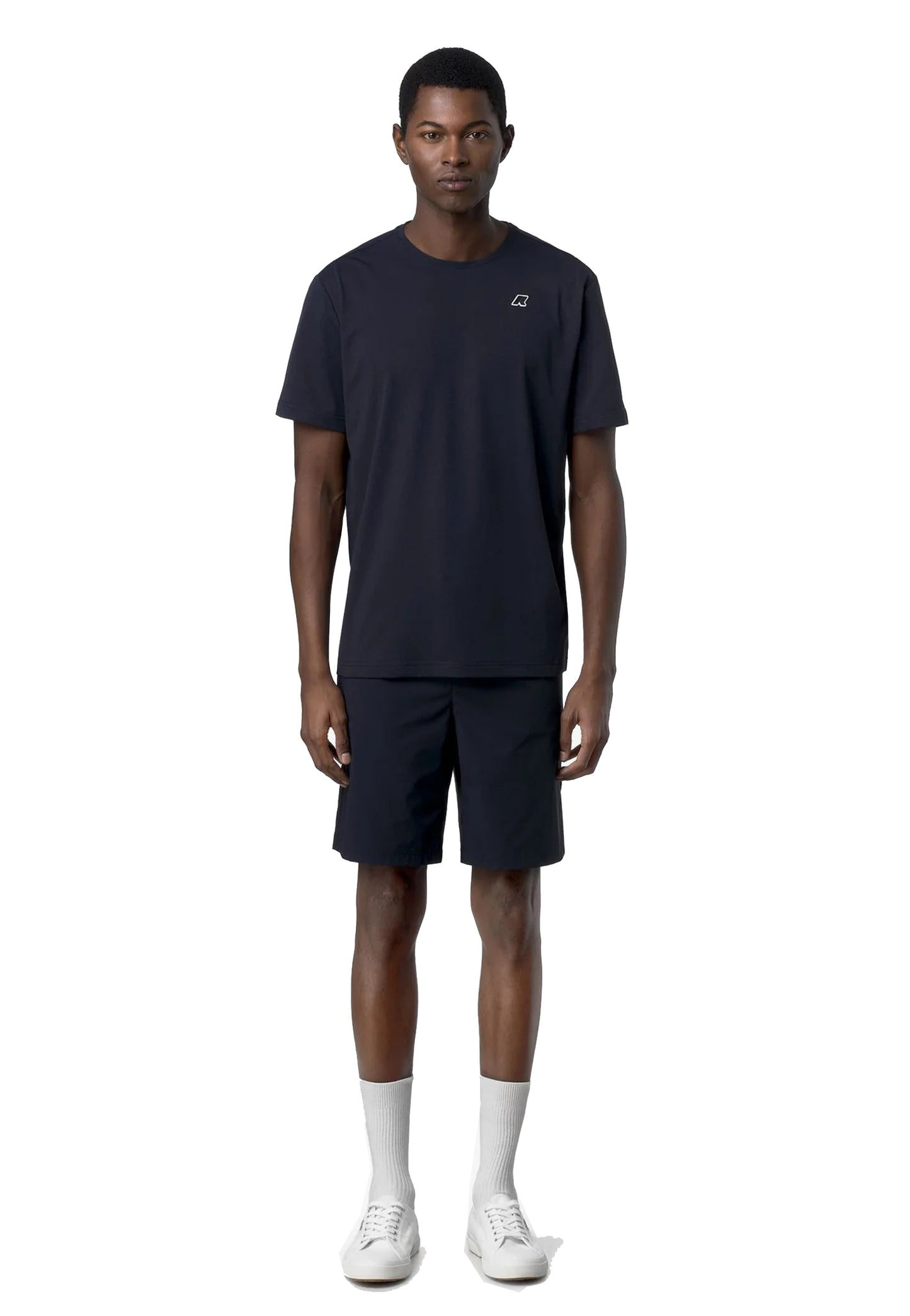 T-shirt girocollo blu Sergine K-Way P26 K5137QW K89K89 K-WAY 