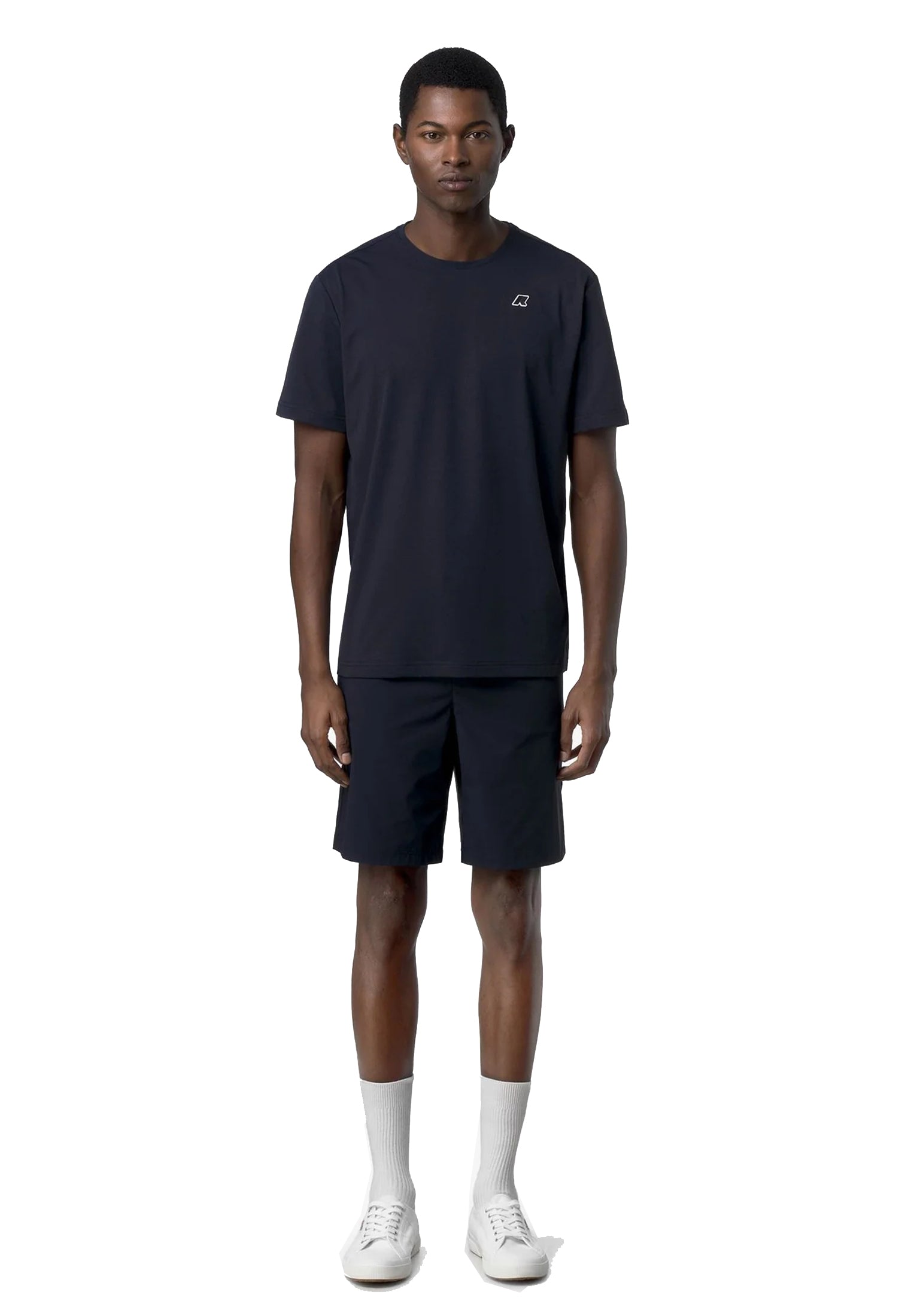 T-shirt girocollo blu Sergine K-Way P26 K5137QW K89K89 K-WAY 