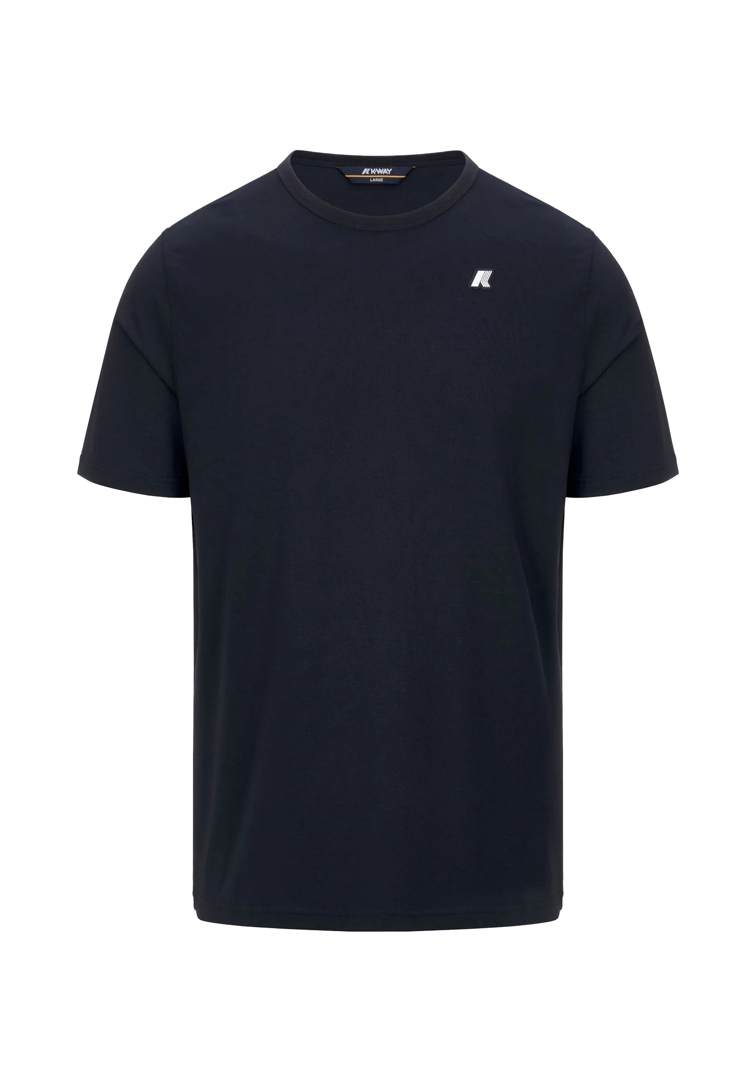 T-shirt girocollo blu cotone jersey Adame Light K-Way P26 K71349W K89K89 K-WAY 
