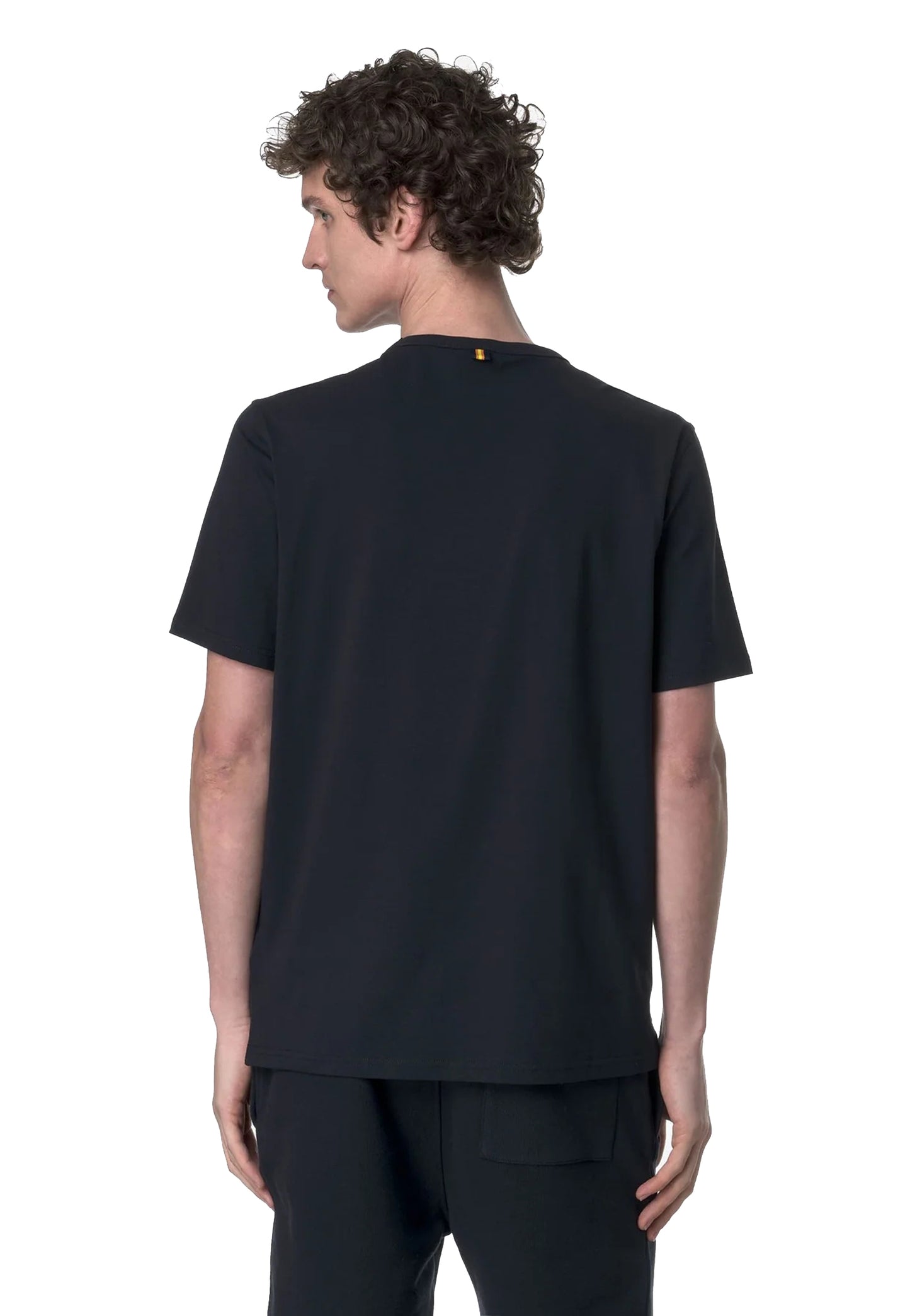 T-shirt girocollo blu cotone jersey Adame Light K-Way P26 K71349W K89K89 K-WAY 