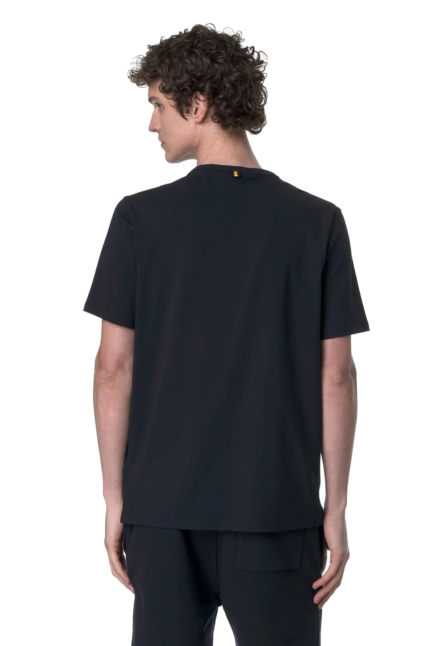 T-shirt girocollo blu cotone jersey Adame Light K-Way P26 K71349W K89K89 K-WAY 