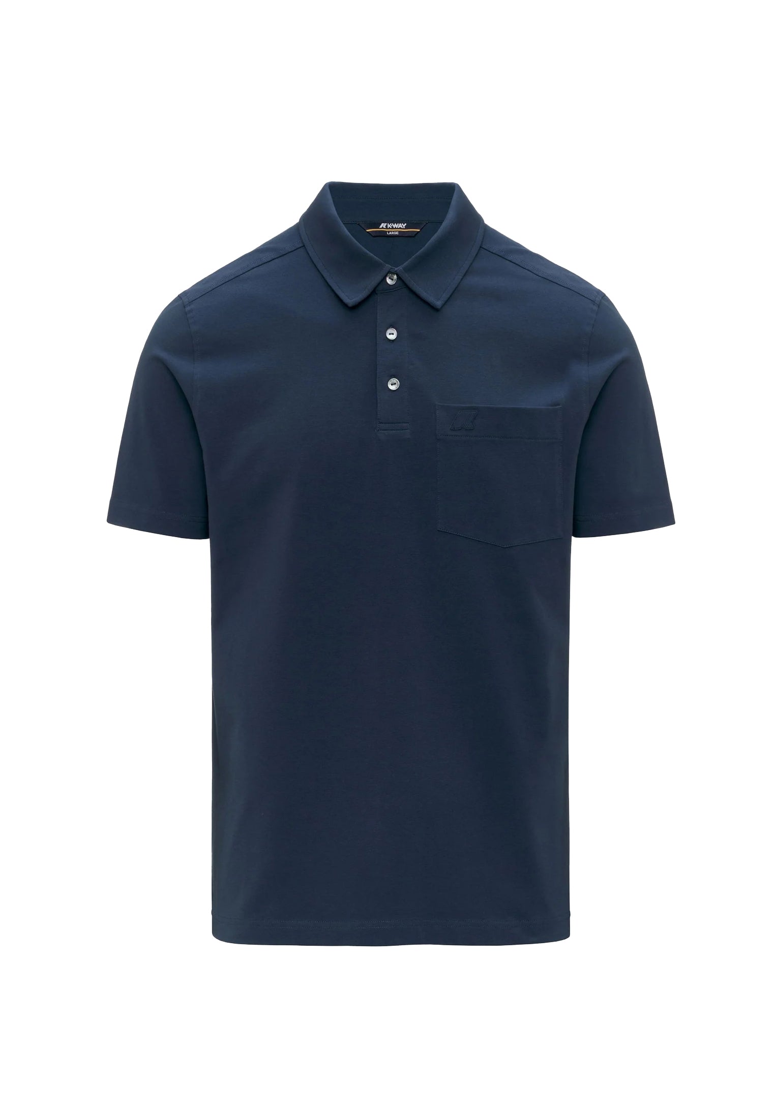 Polo blu cotone jersey Vanoine Light K-Way P26 K7151CW B67B67 K-WAY 