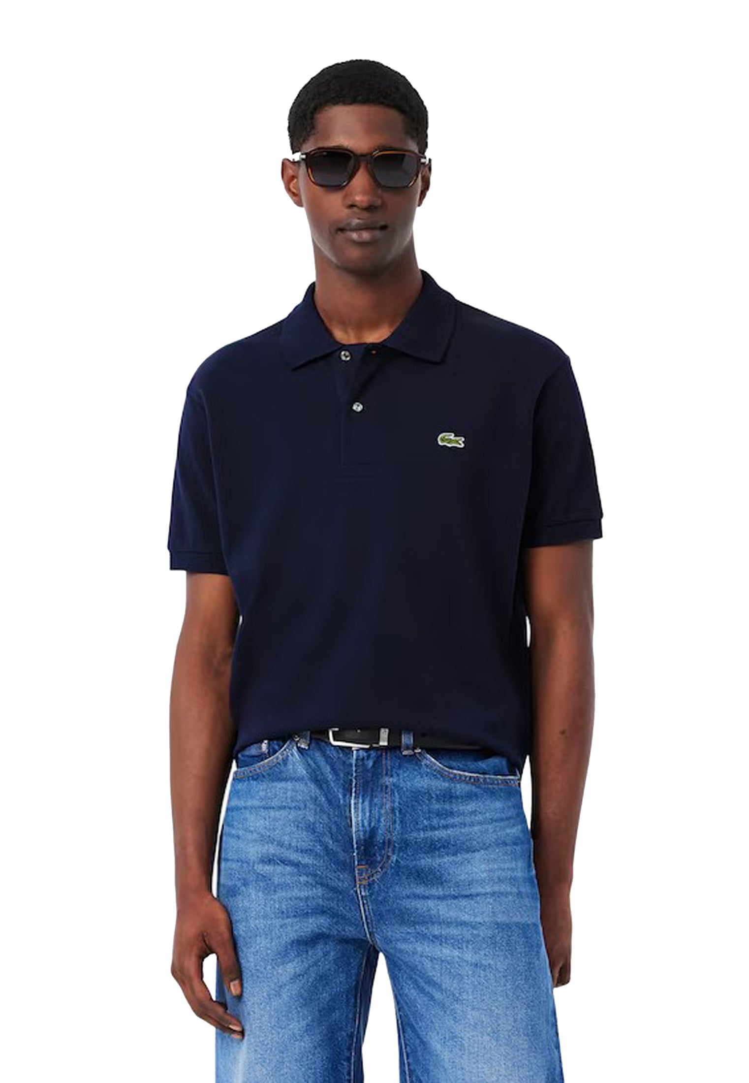 Polo blu navy cotone classica logo Lacoste P26 1212 166166 LACOSTE 