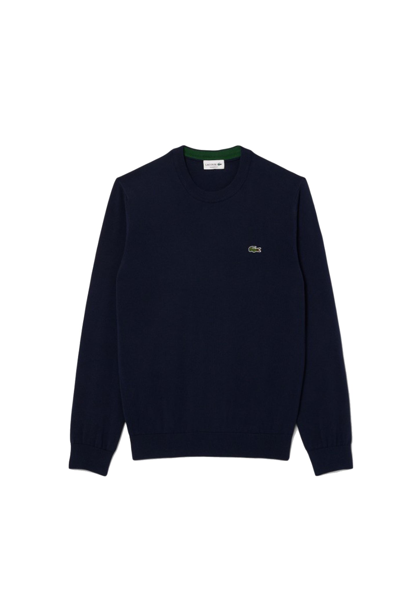 Maglia pullover girocollo blu cotone Lacoste P26 AH1985 166166 LACOSTE 