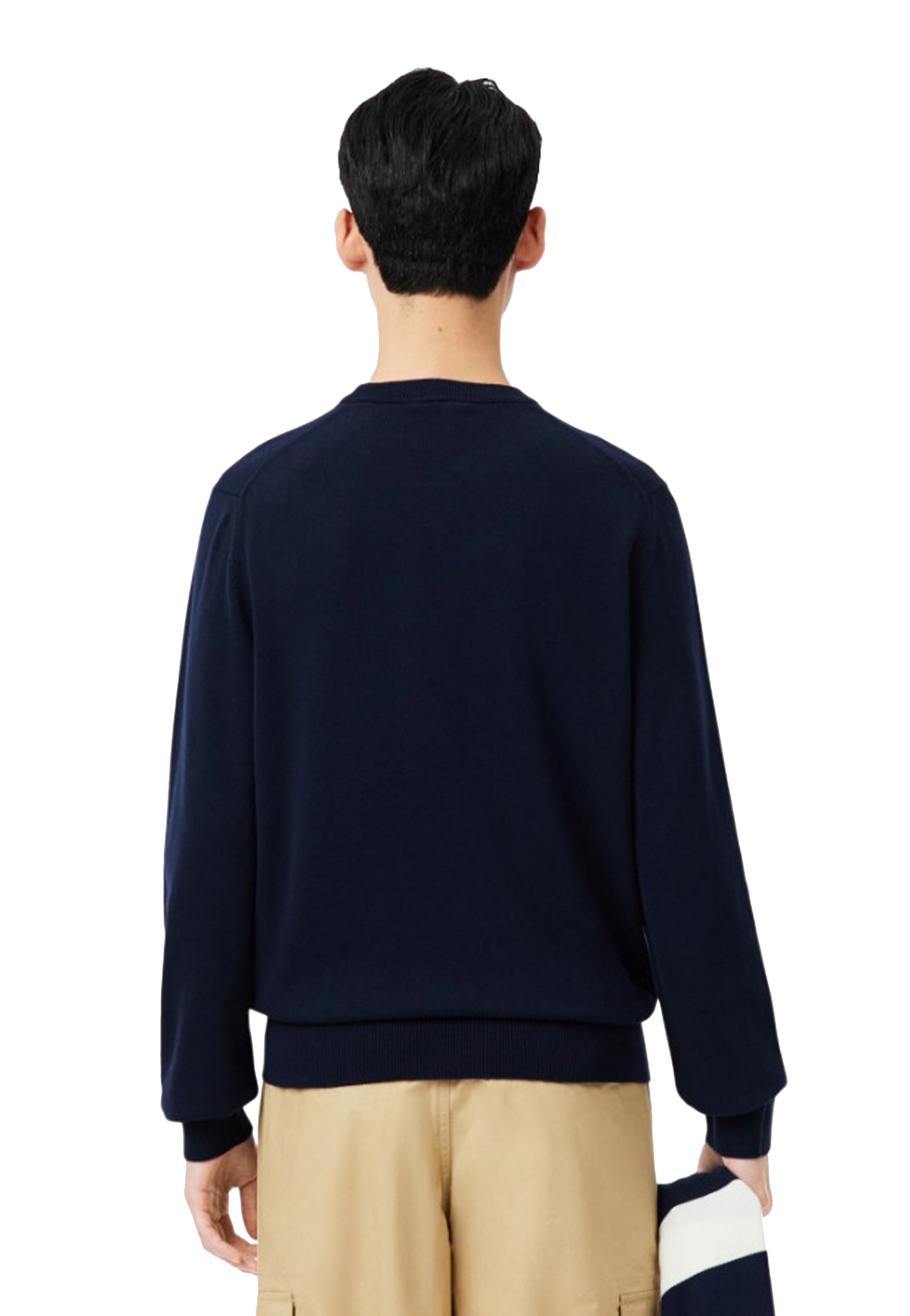 Maglia pullover girocollo blu cotone Lacoste P26 AH1985 166166 LACOSTE 