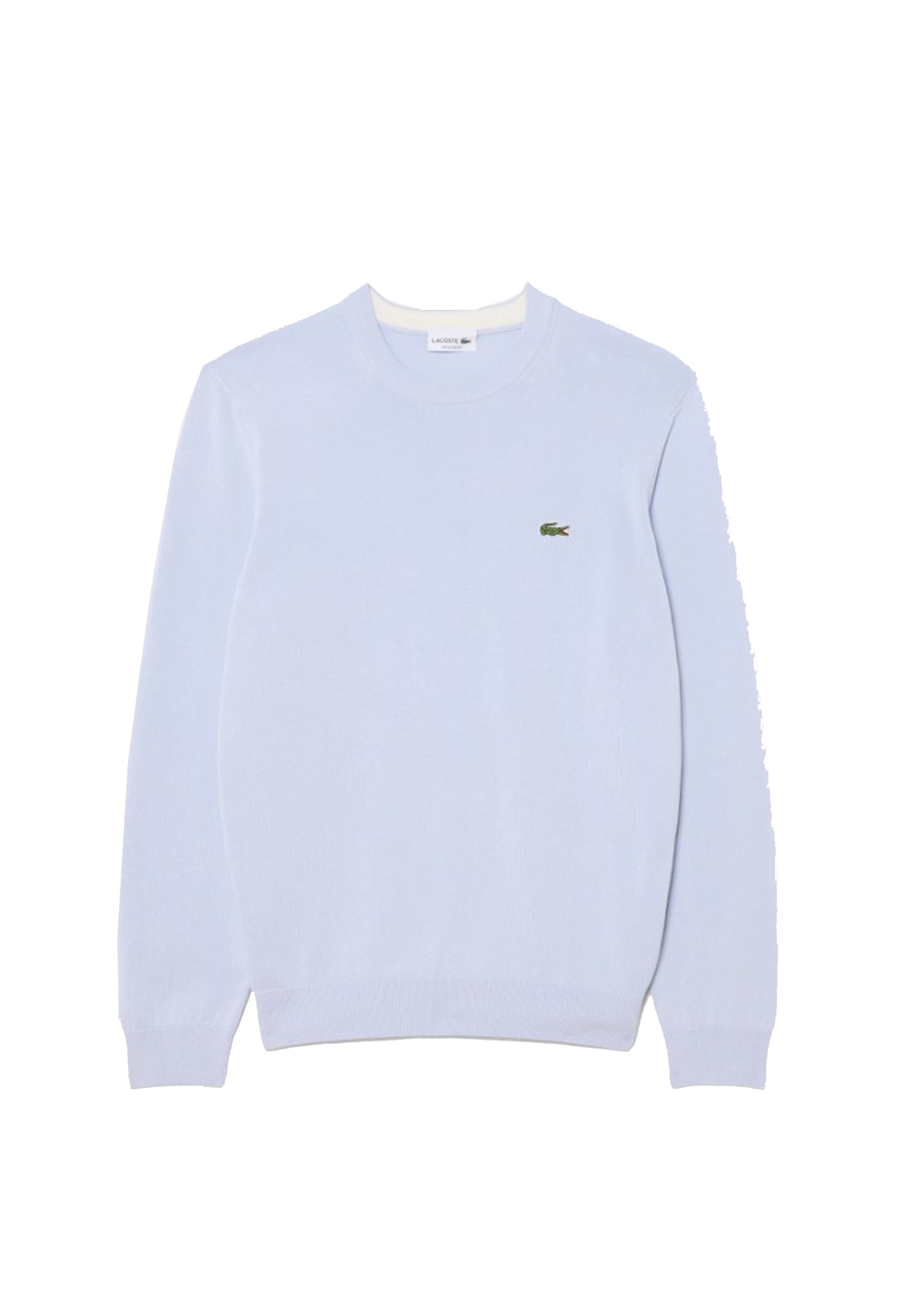 Maglia pullover girocollo azzurro cotone Lacoste P26 AH1985 J2GJ2G LACOSTE 