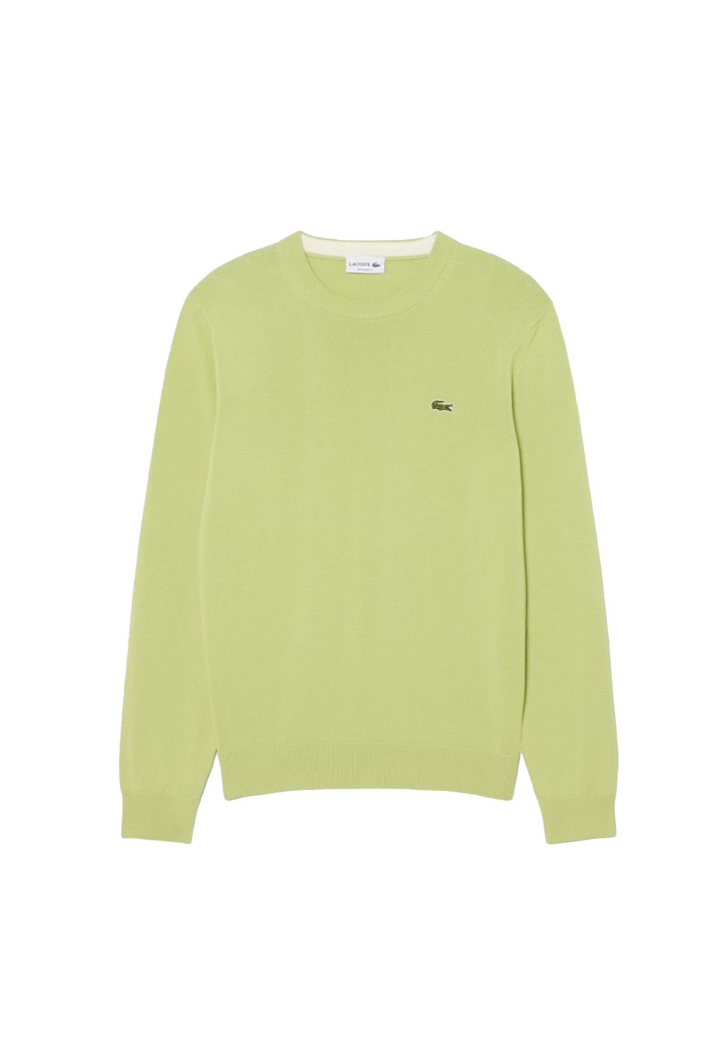 Maglia pullover cotone girocollo verde Lacoste P26 AH1985 UYBUYB LACOSTE 