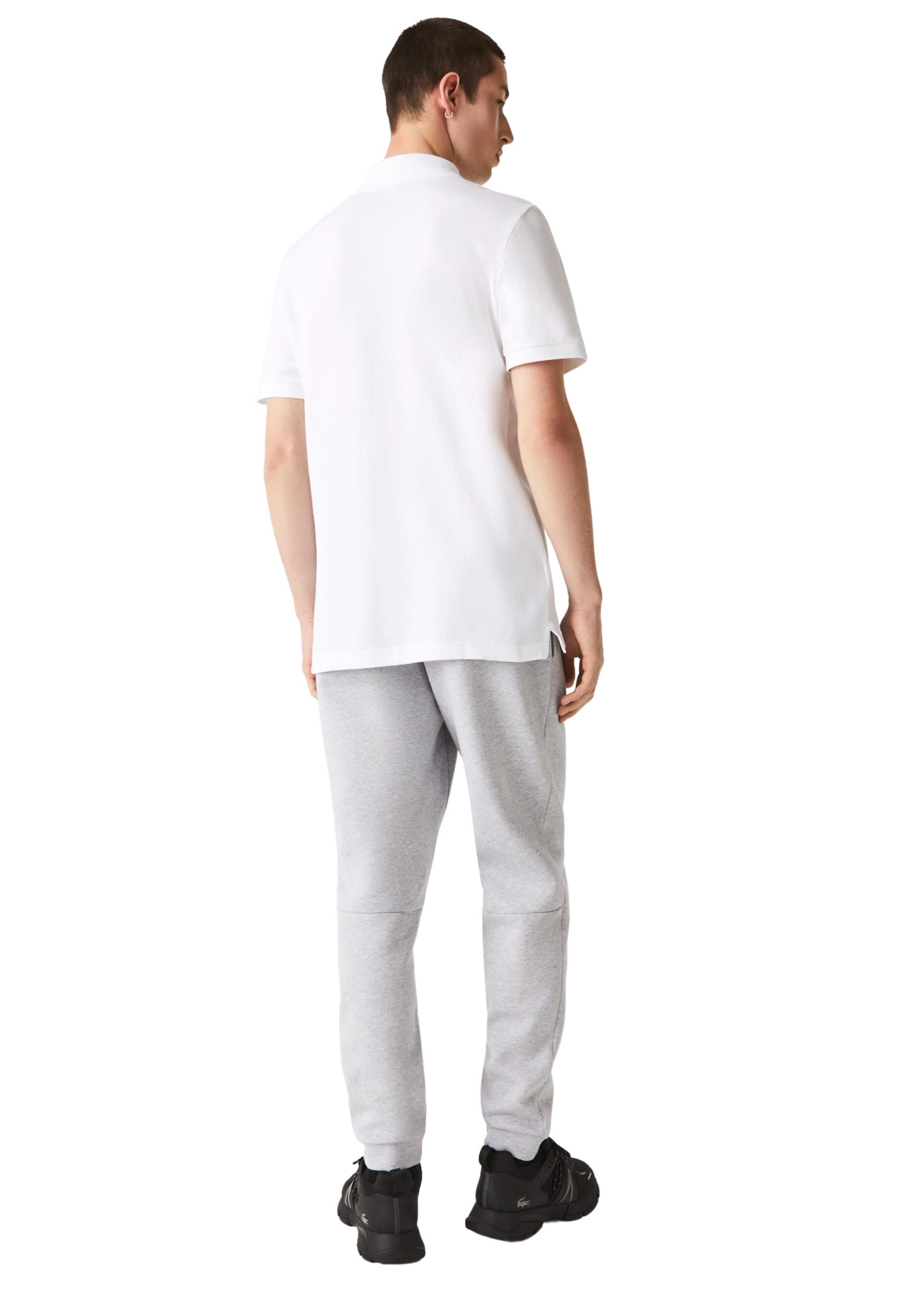 Polo mezze maniche bianca slim fit Lacoste P26 PH4012 001001 LACOSTE 