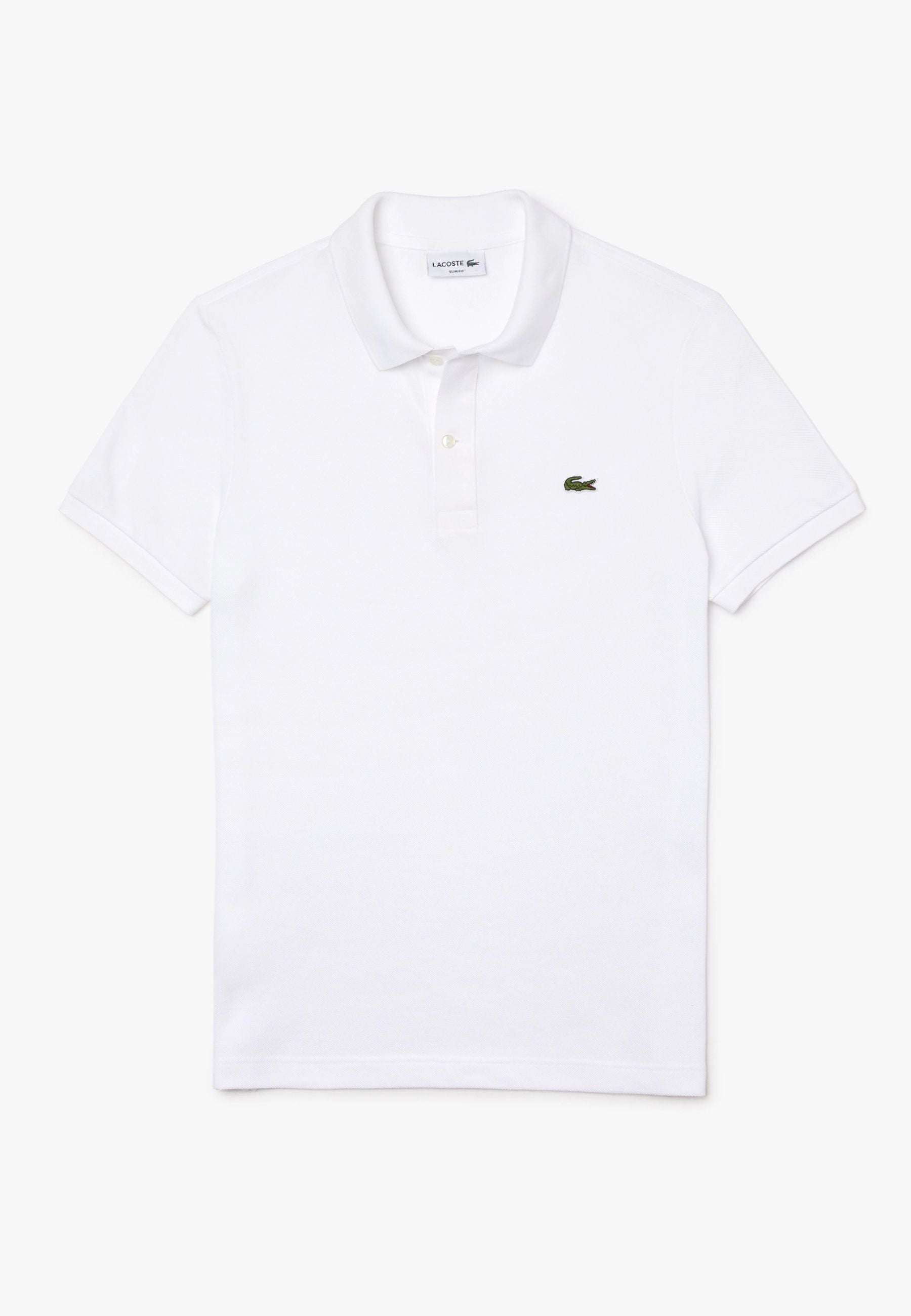 Polo mezze maniche bianca slim fit Lacoste P26 PH4012 001001 LACOSTE 