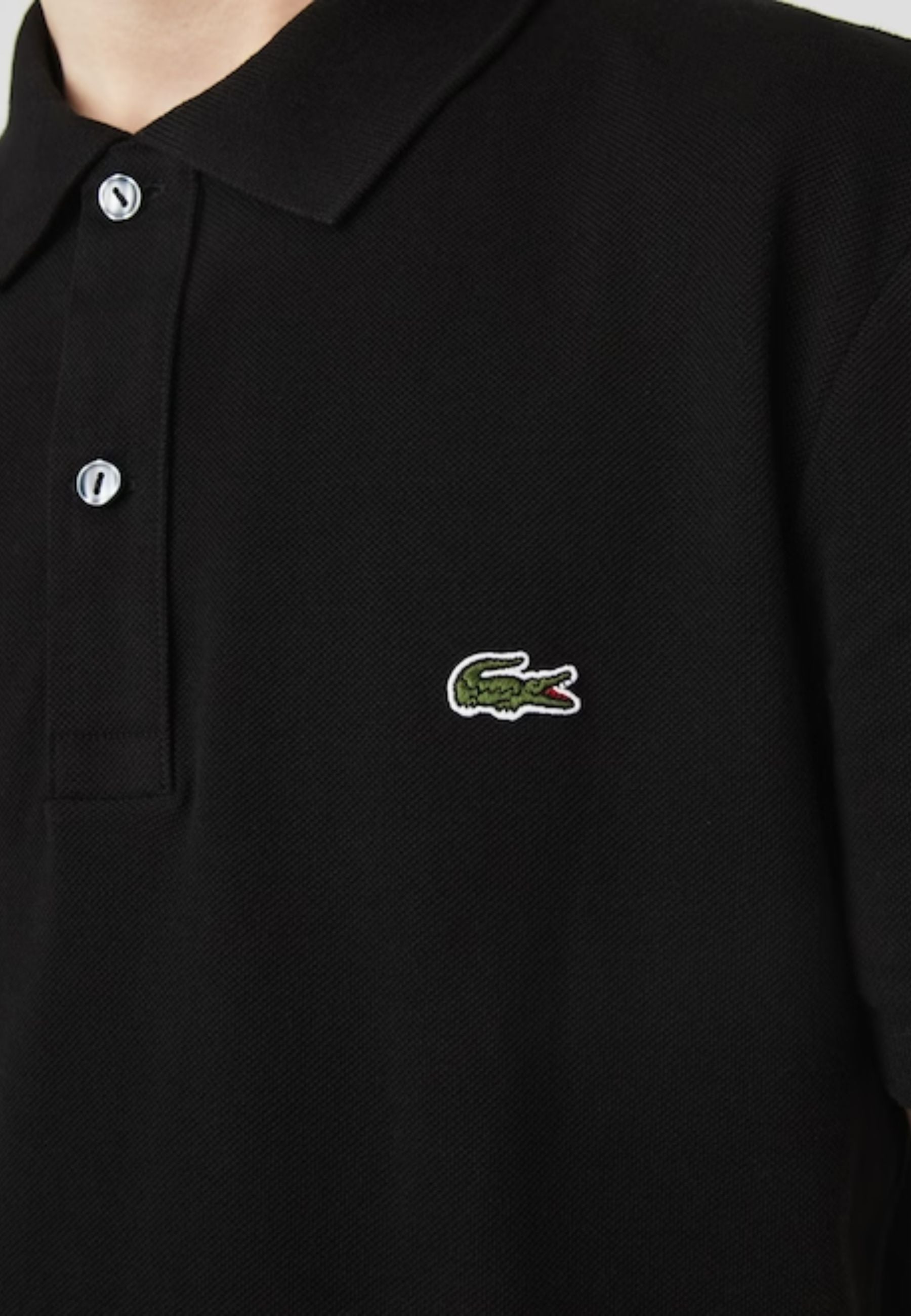 Polo mezze maniche nera slim fit Lacoste P26 PH4012 031031 LACOSTE 