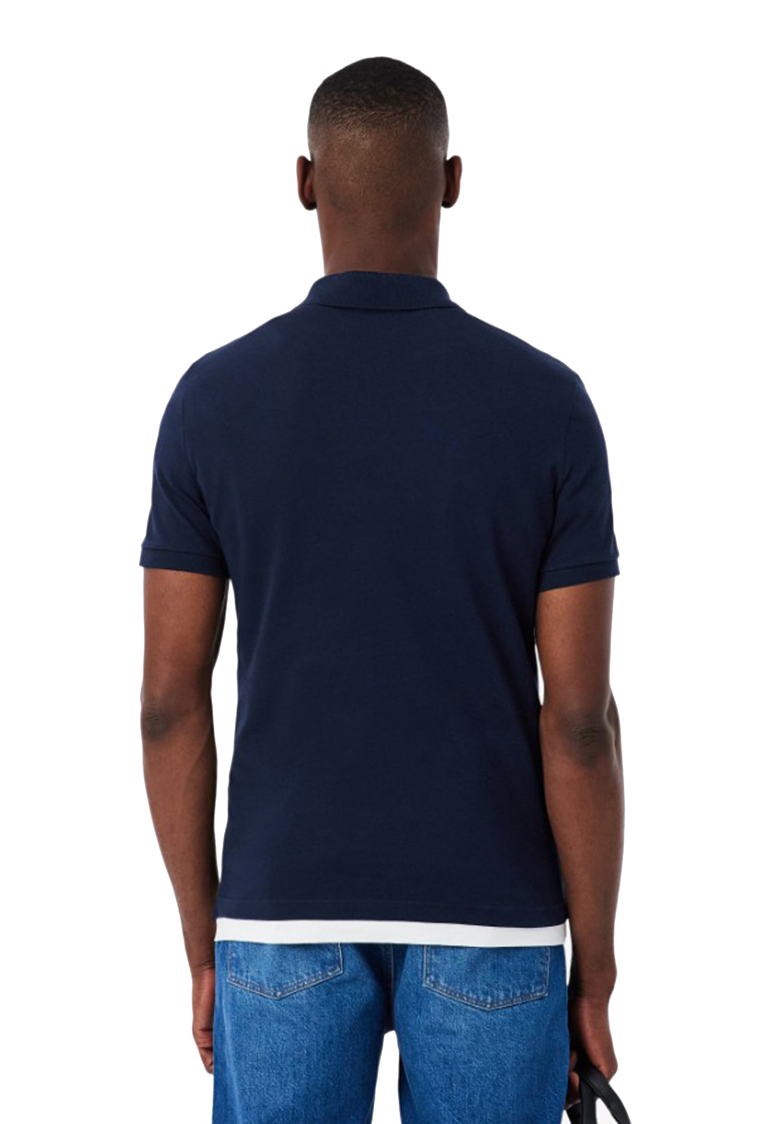 Polo blu cotone slim fit Lacoste P26 PH4012 166166 LACOSTE 