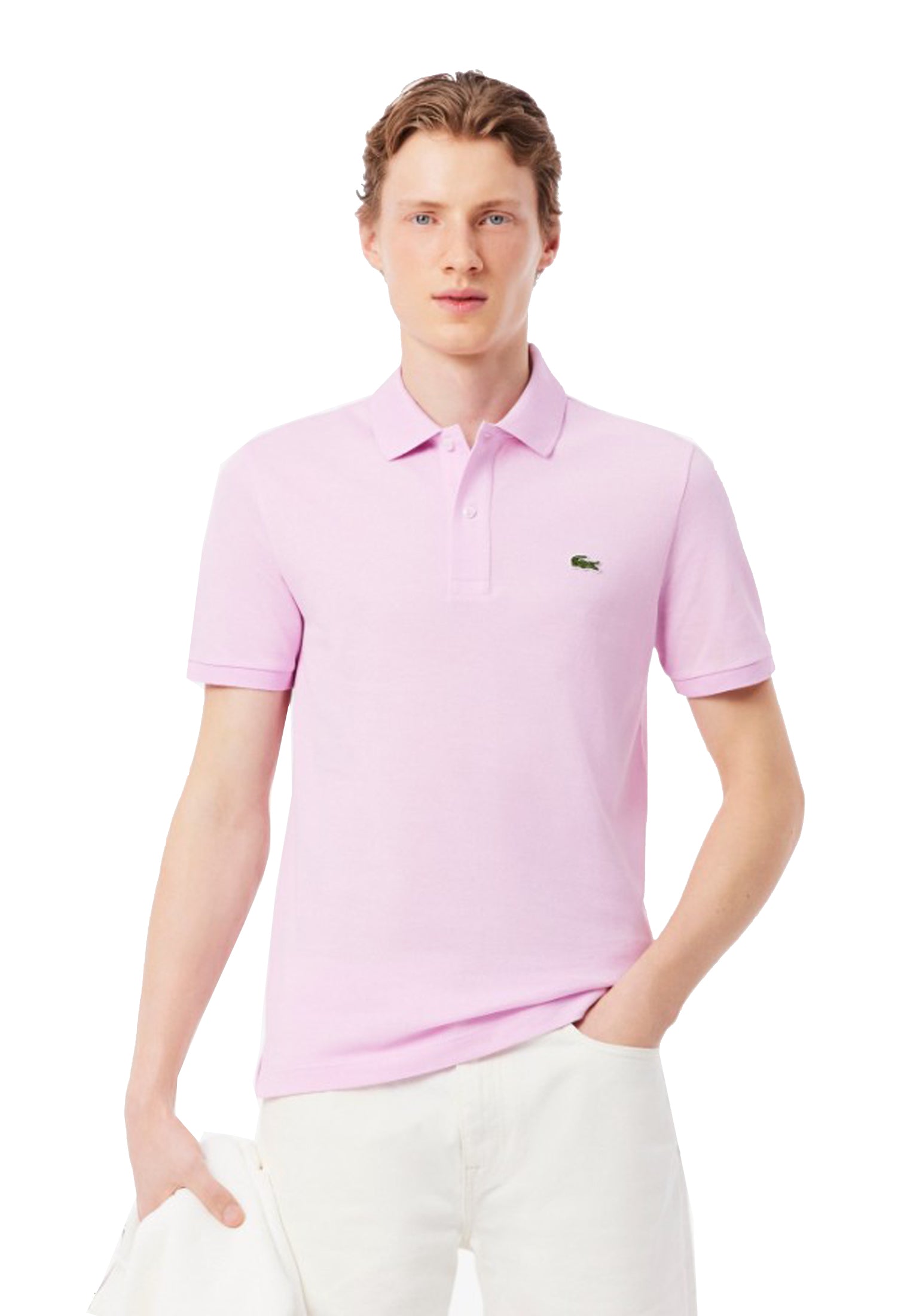 Polo mezza manica rosa cotone slim fit Lacoste P26 PH4012 Z4HZ4H LACOSTE 