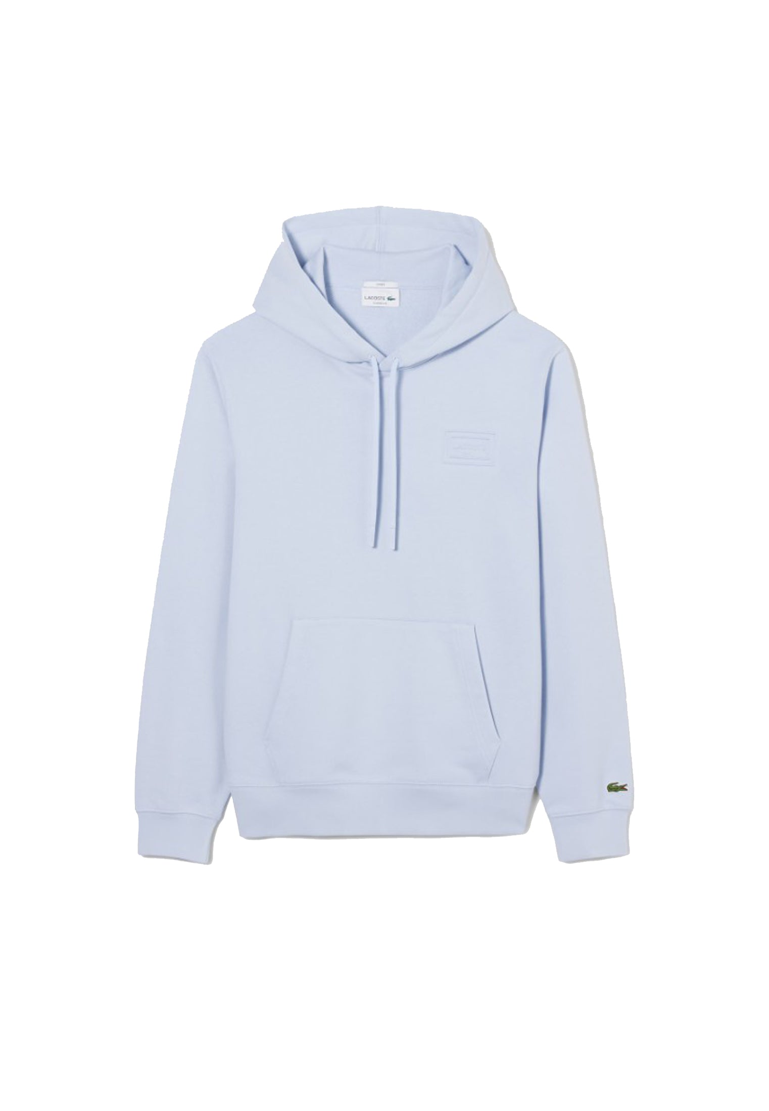 Felpa con cappuccio azzurra cotone Lacoste P26 SH0785 J2GJ2G LACOSTE 