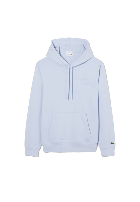 Felpa con cappuccio azzurra cotone Lacoste P26 SH0785 J2GJ2G LACOSTE 