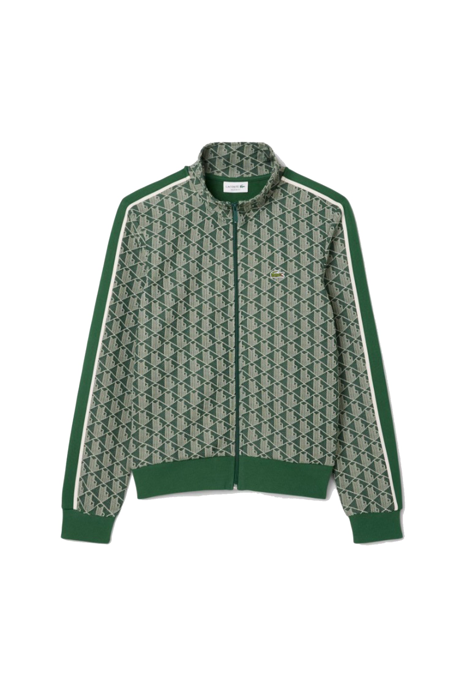 Felpa tuta full zip verde Lacoste P26 SH1368 D1RD1R LACOSTE 