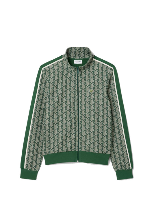 Felpa tuta full zip verde Lacoste P26 SH1368 D1RD1R LACOSTE 