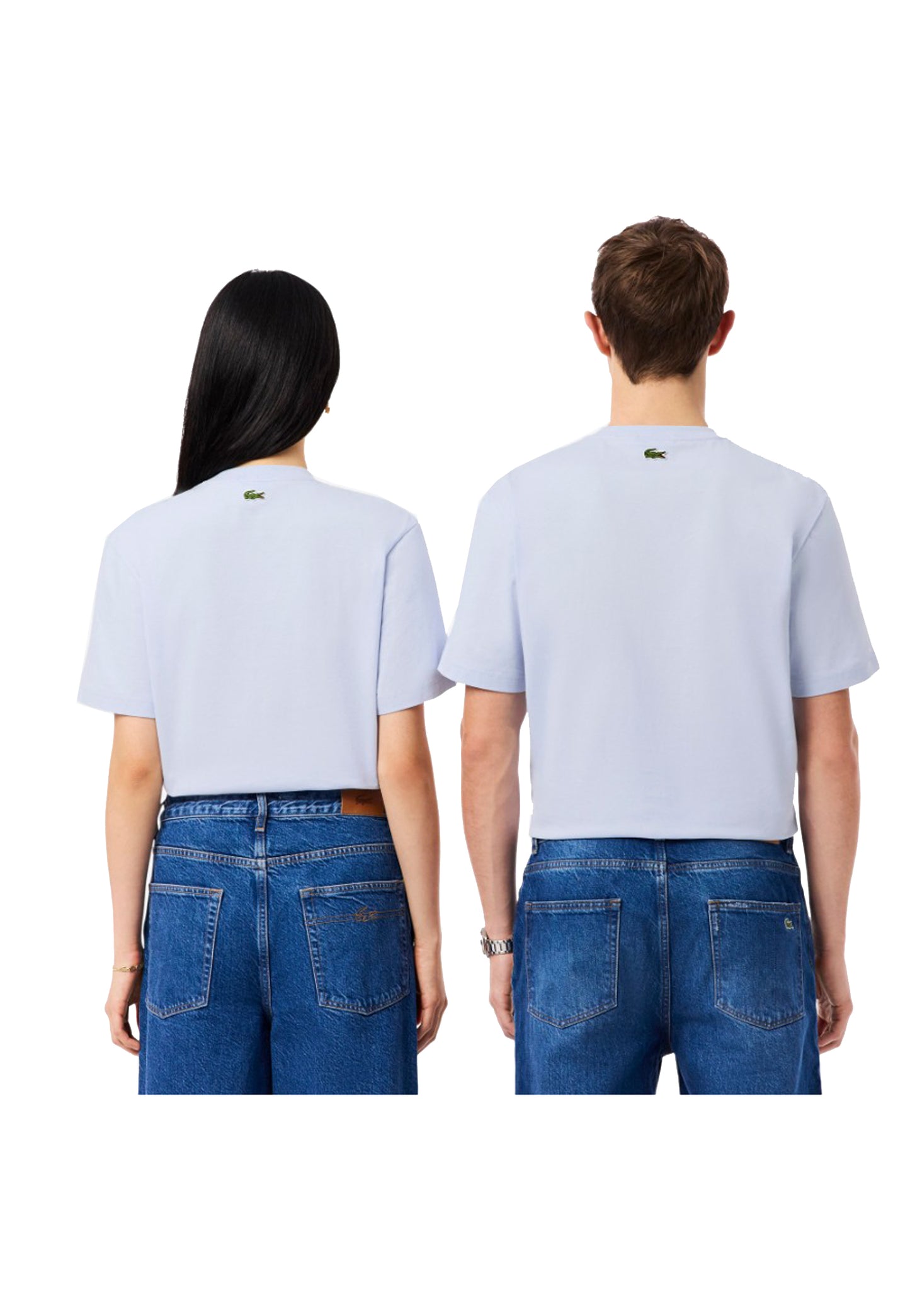 T-shirt girocollo cotone azzurra Lacoste P26 TH0753 J2GJ2G LACOSTE 